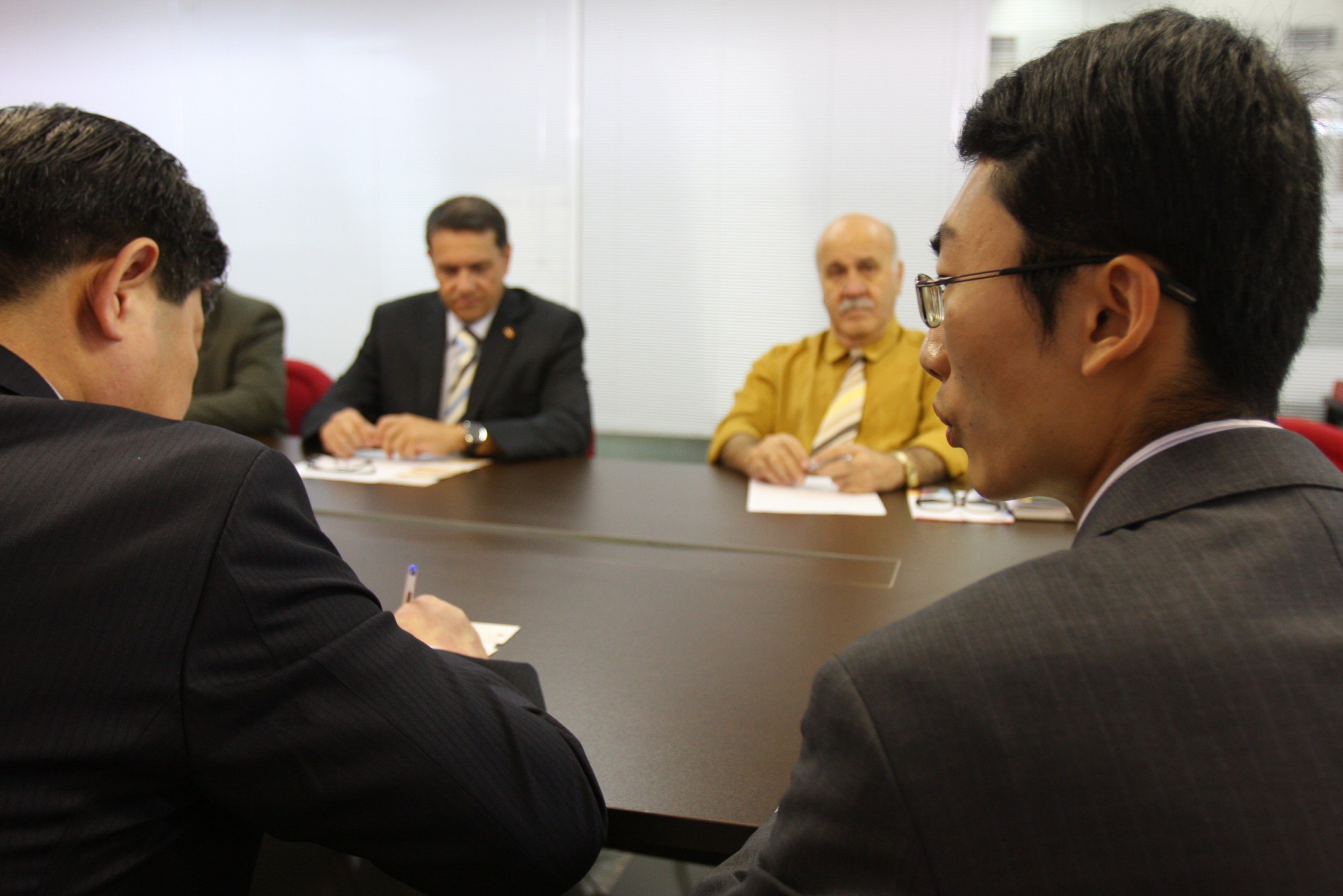 Visita protocolar da comitiva chinesa de Pingdibgshan