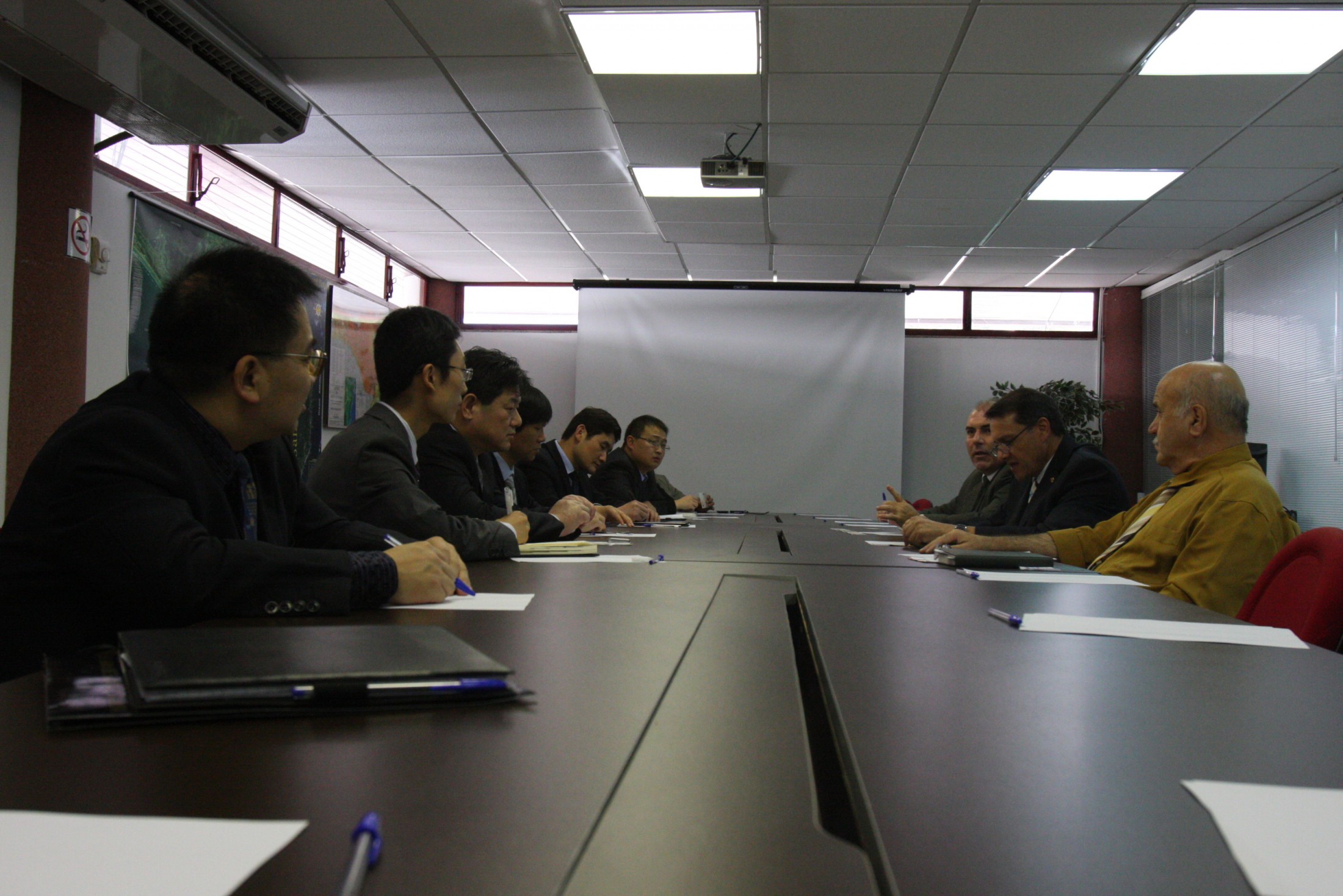Visita protocolar da comitiva chinesa de Pingdibgshan