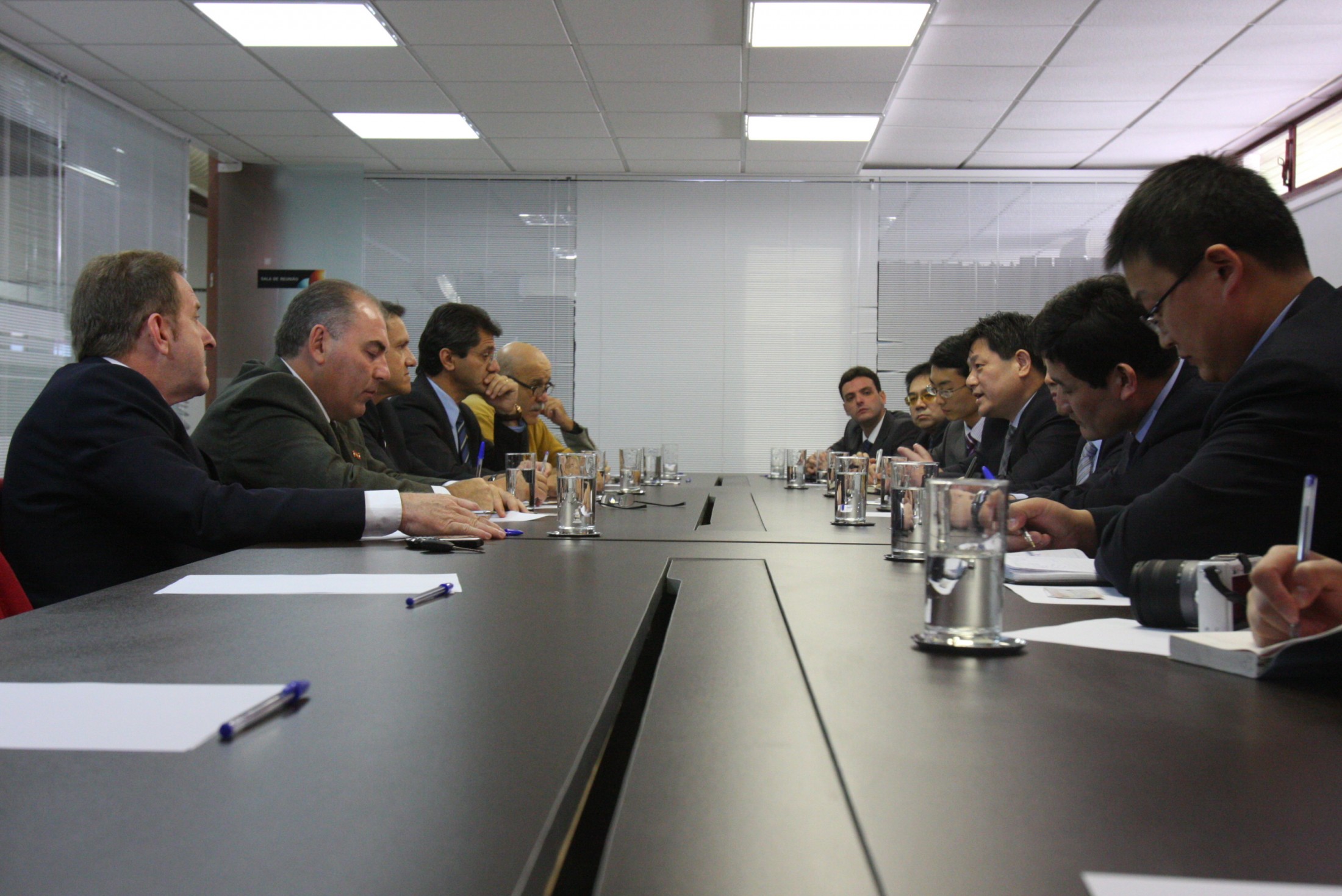 Visita protocolar da comitiva chinesa de Pingdibgshan