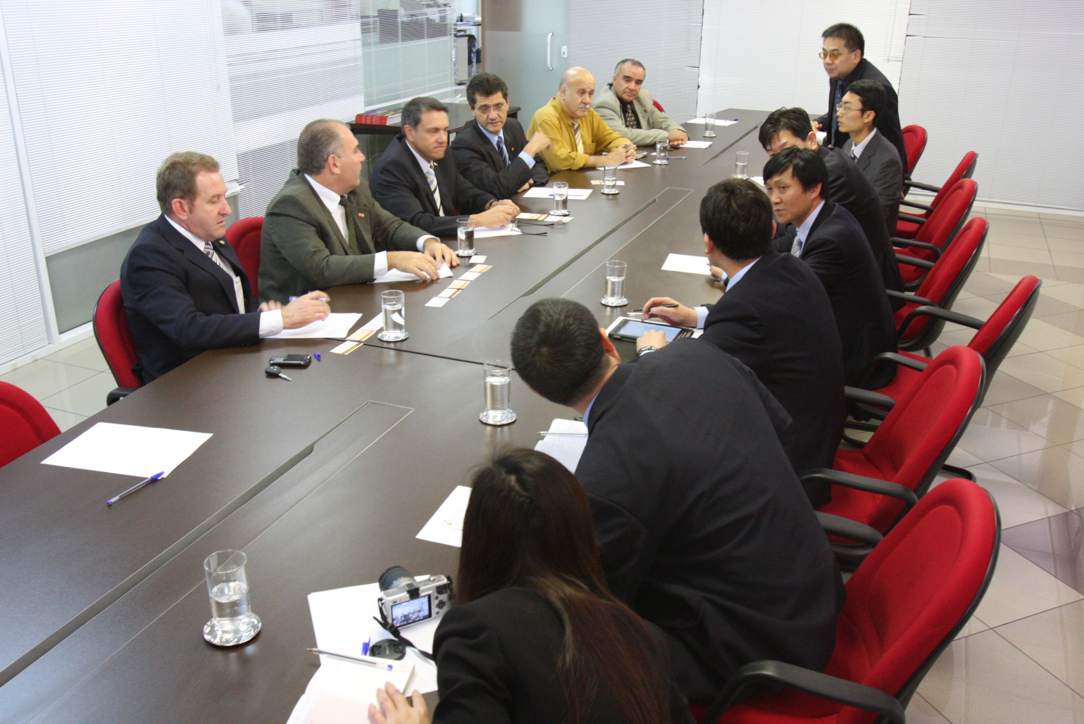 Visita protocolar da comitiva chinesa de Pingdibgshan
