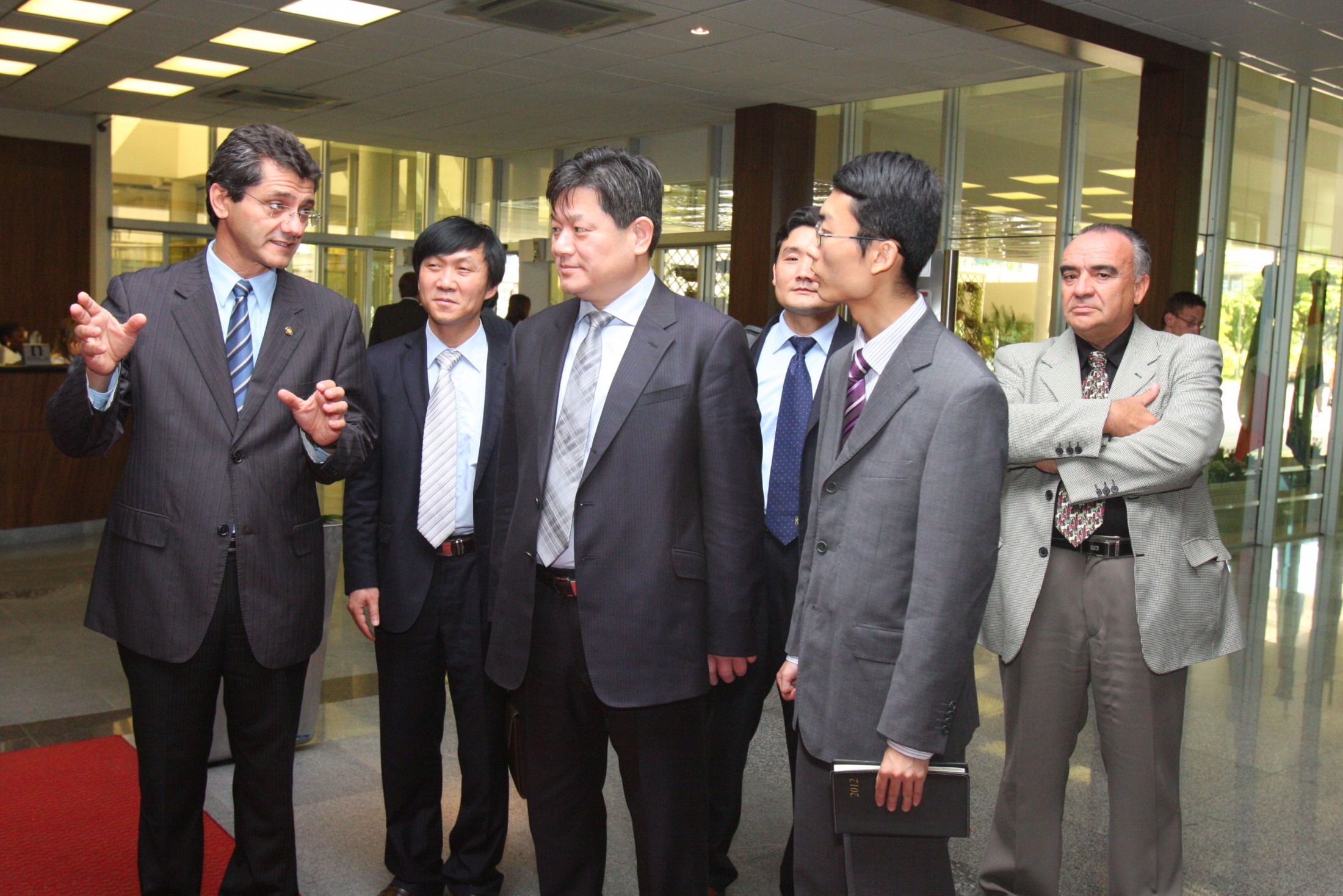 Visita protocolar da comitiva chinesa de Pingdibgshan