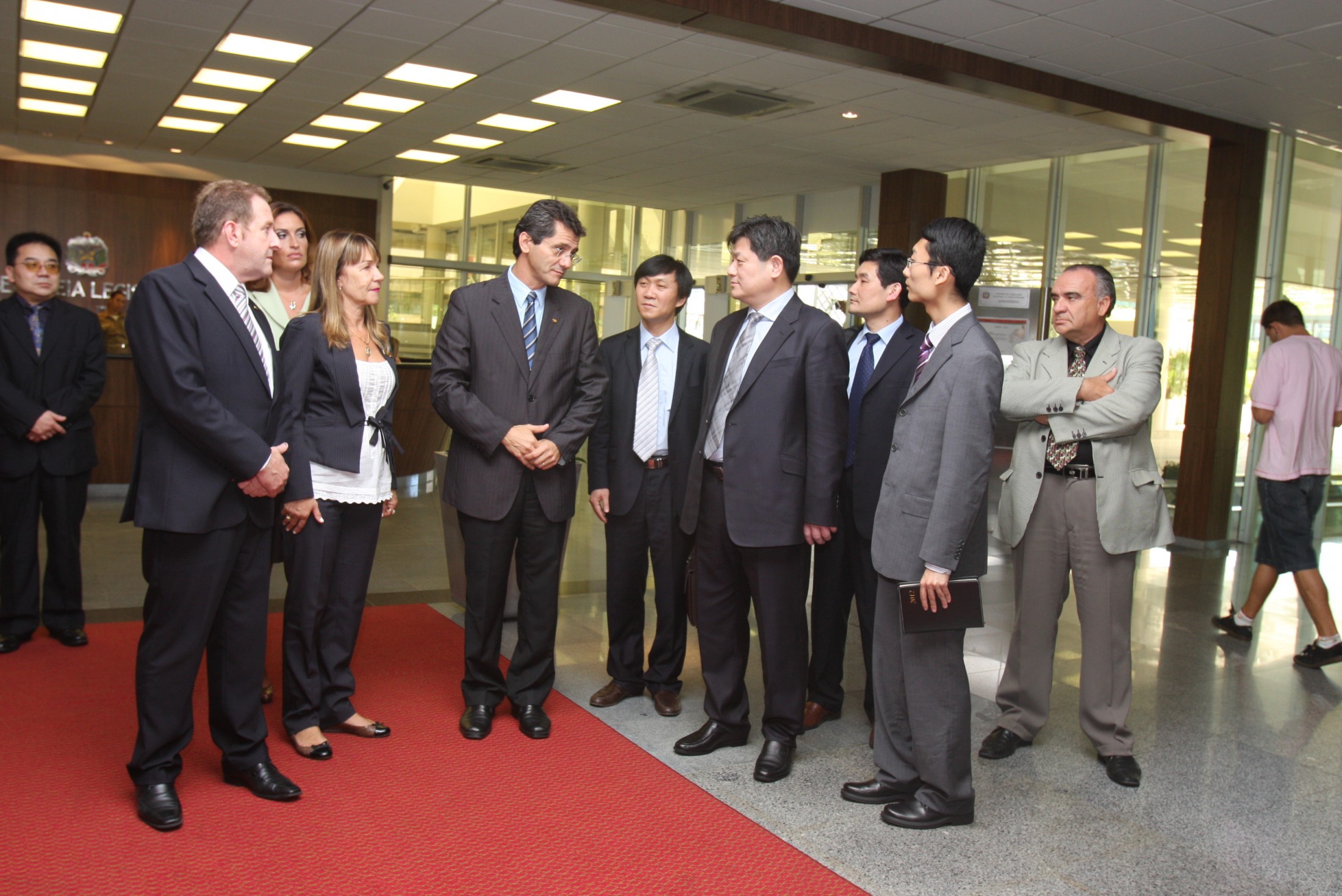 Visita protocolar da comitiva chinesa de Pingdibgshan