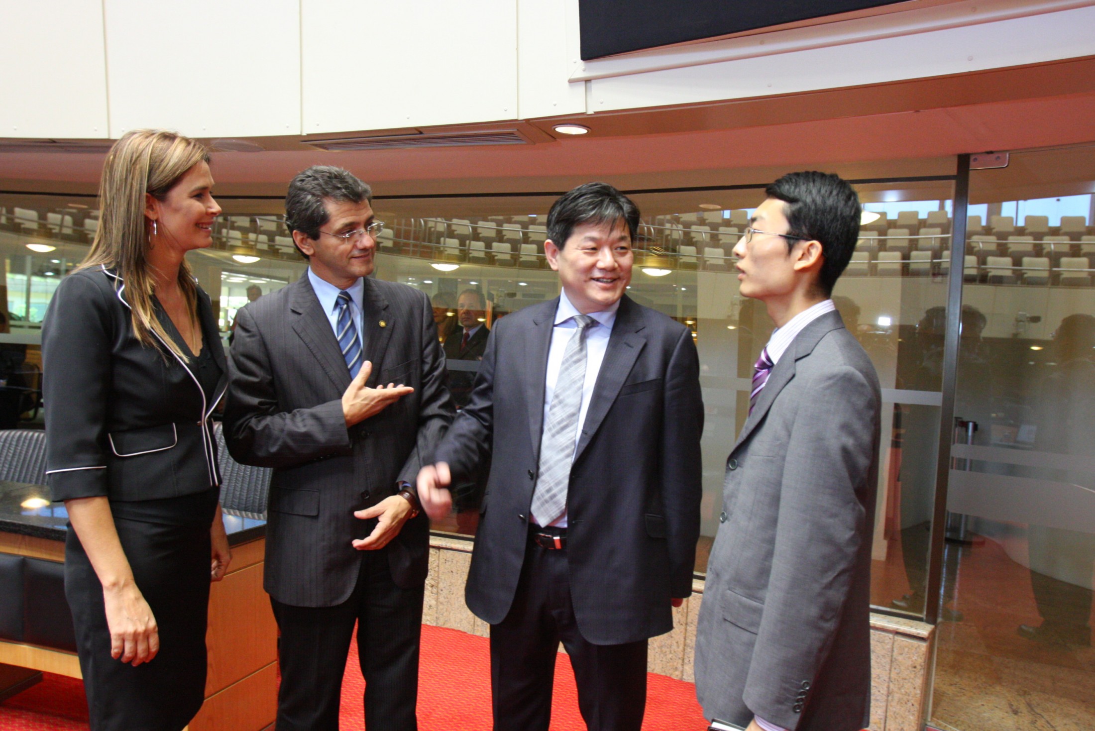 Visita protocolar da comitiva chinesa de Pingdibgshan