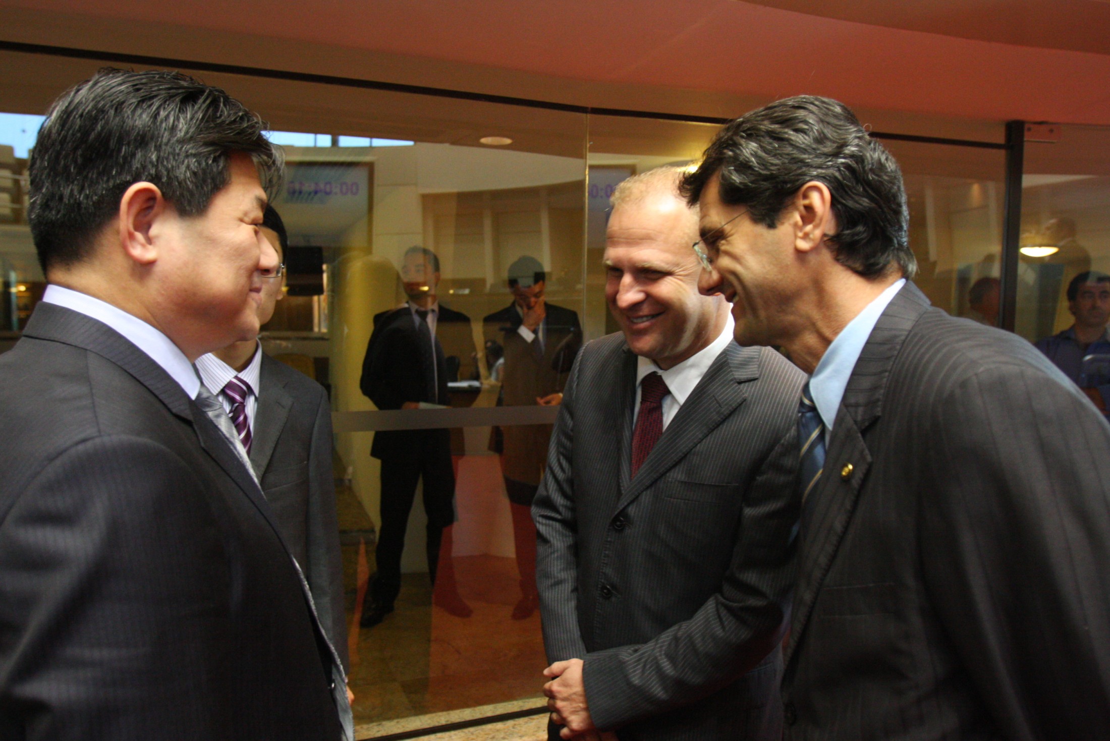 Visita protocolar da comitiva chinesa de Pingdibgshan