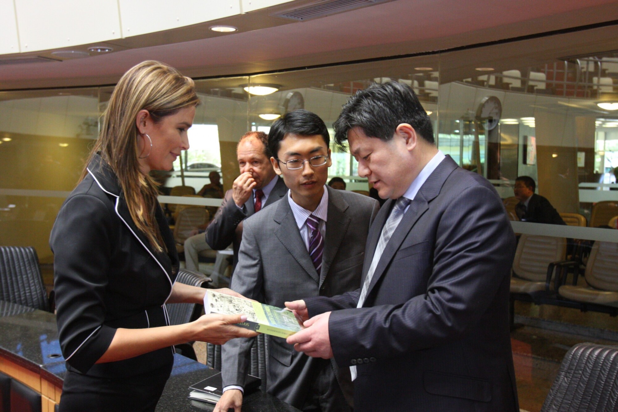 Visita protocolar da comitiva chinesa de Pingdibgshan