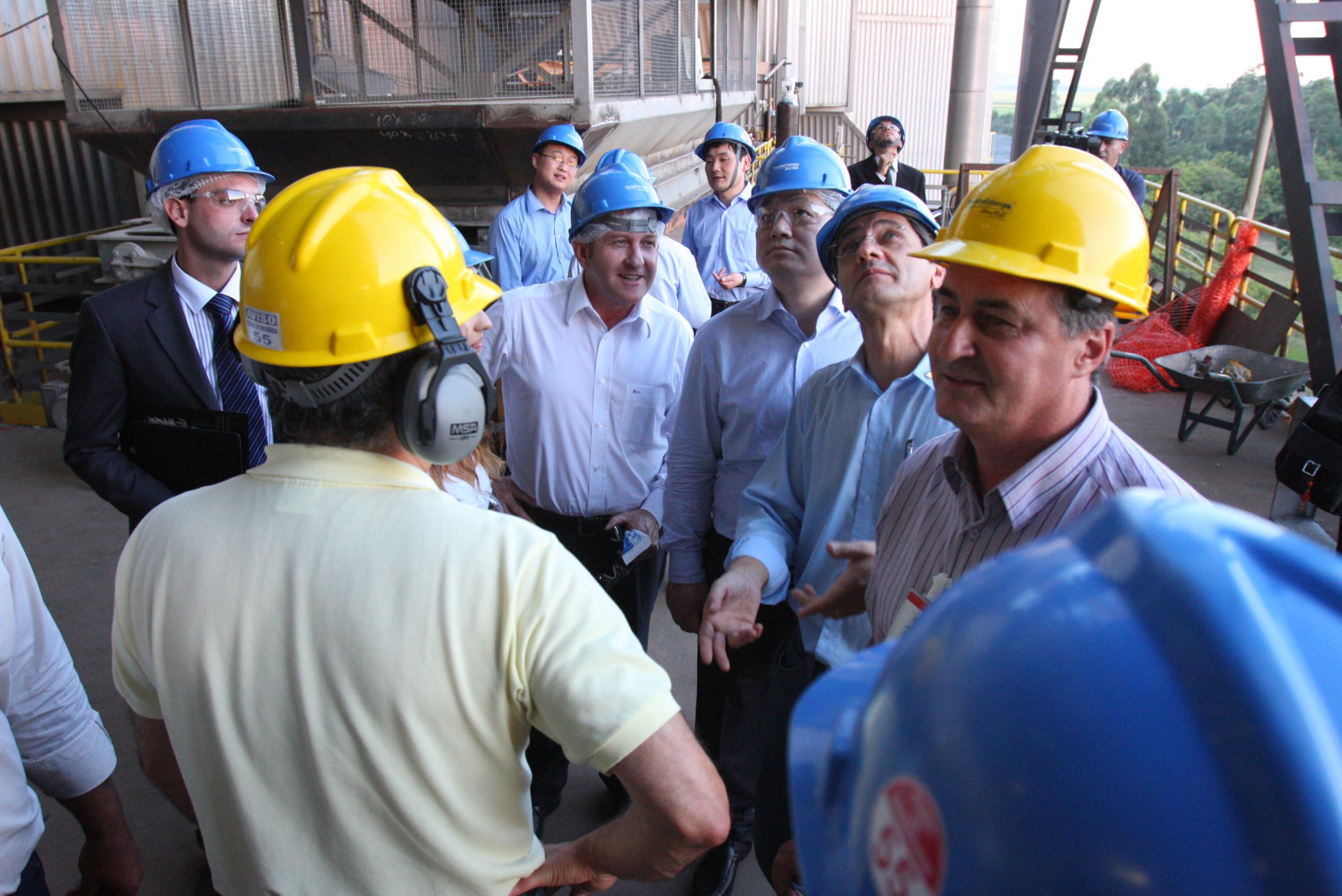 Visita - comitiva chinesa de Pingdibgshan
