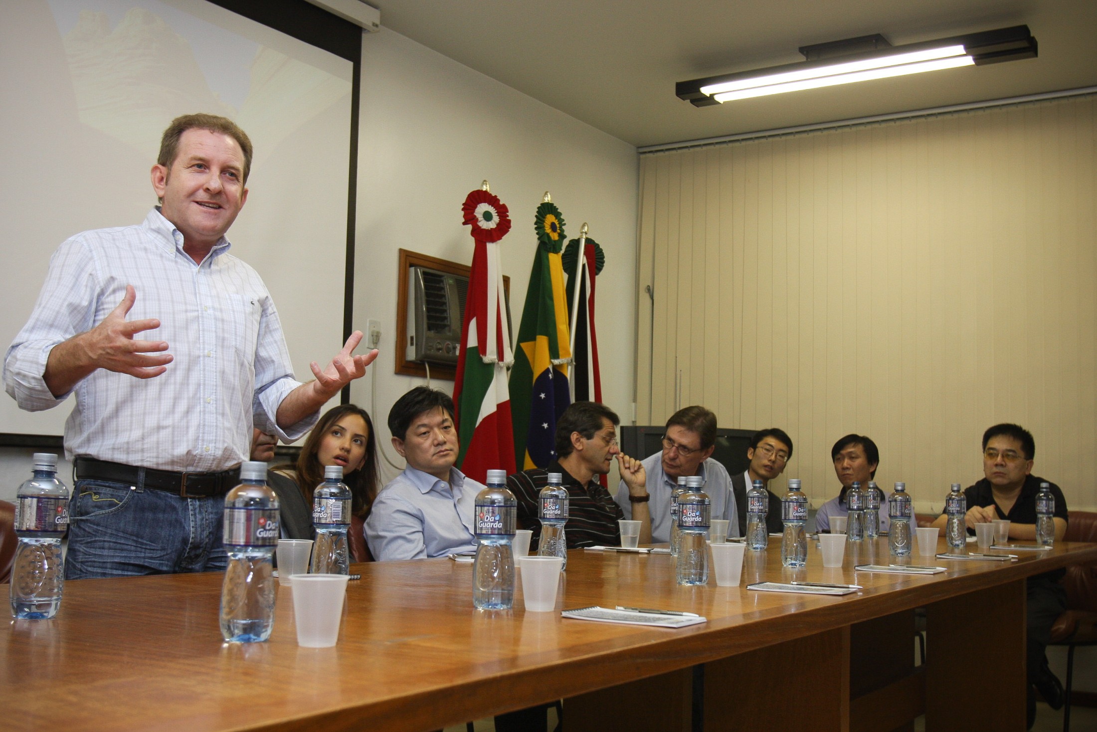 Visita - comitiva chinesa de Pingdibgshan
