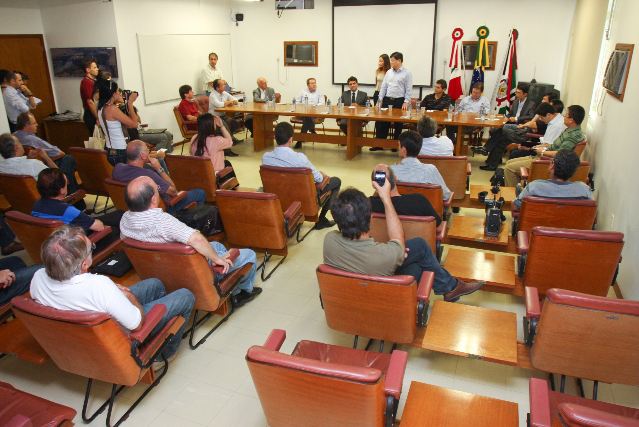 Visita - comitiva chinesa de Pingdibgshan