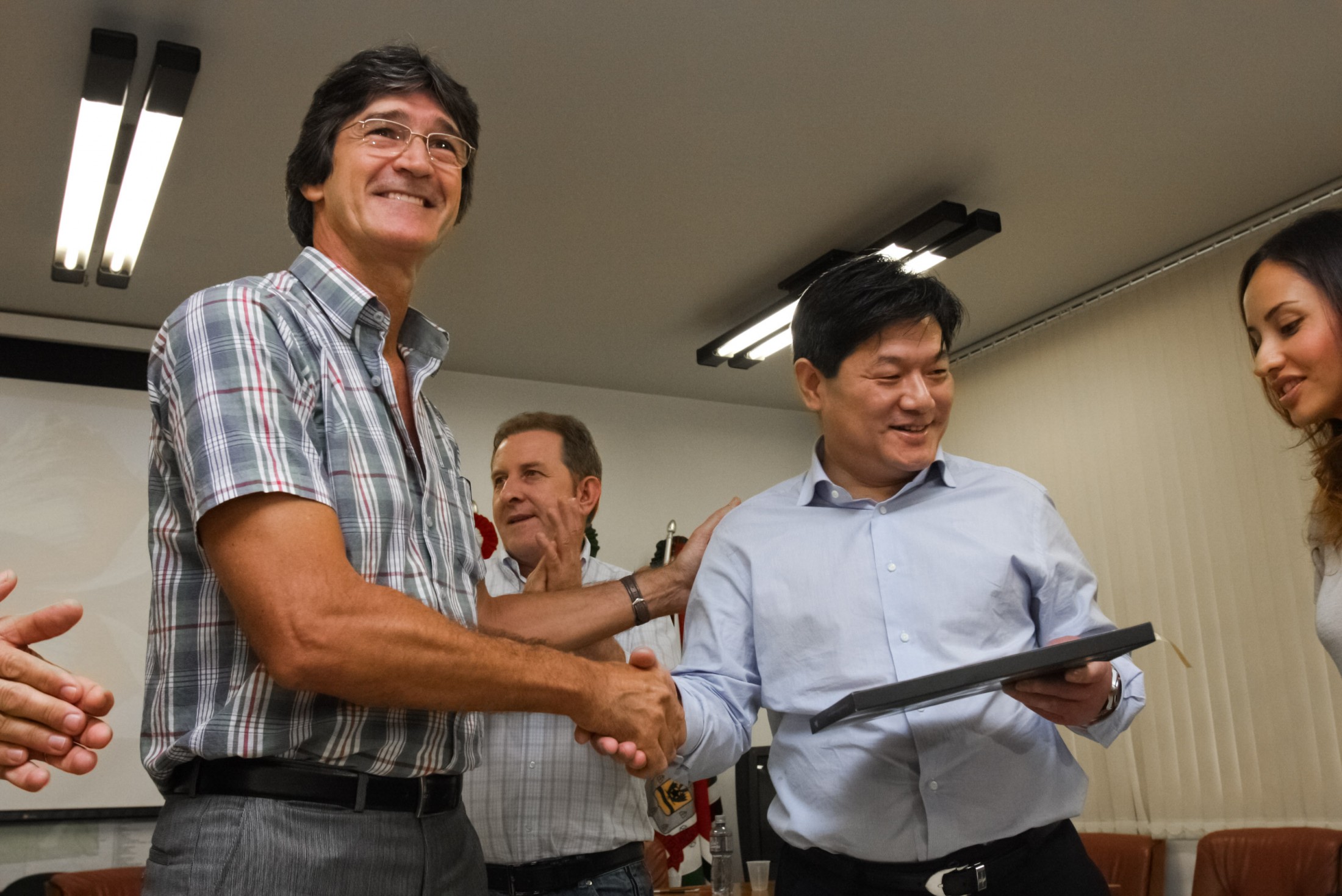Visita - comitiva chinesa de Pingdibgshan