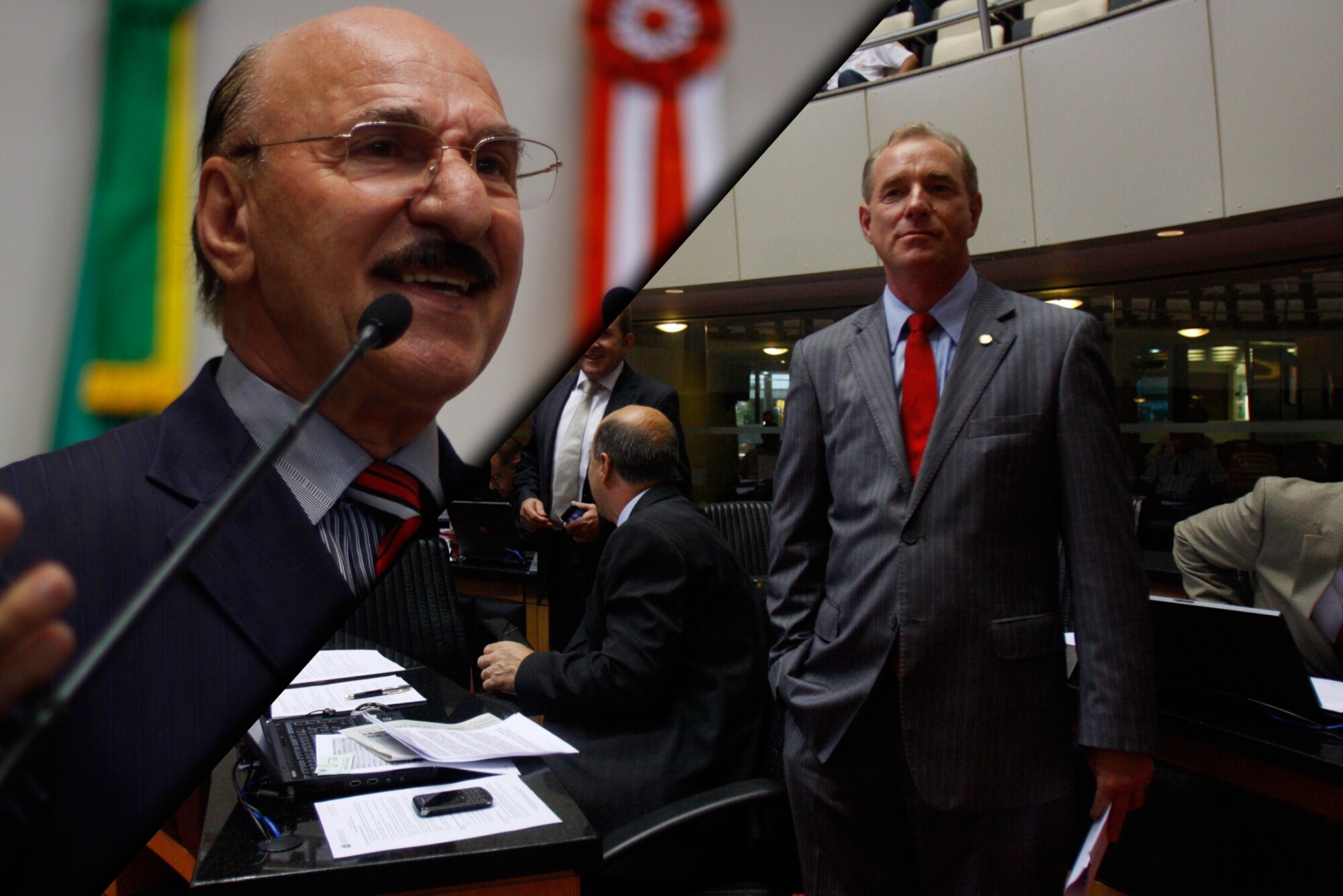 Manoel Mota passa liderança do PMDB para Aldo Schneider