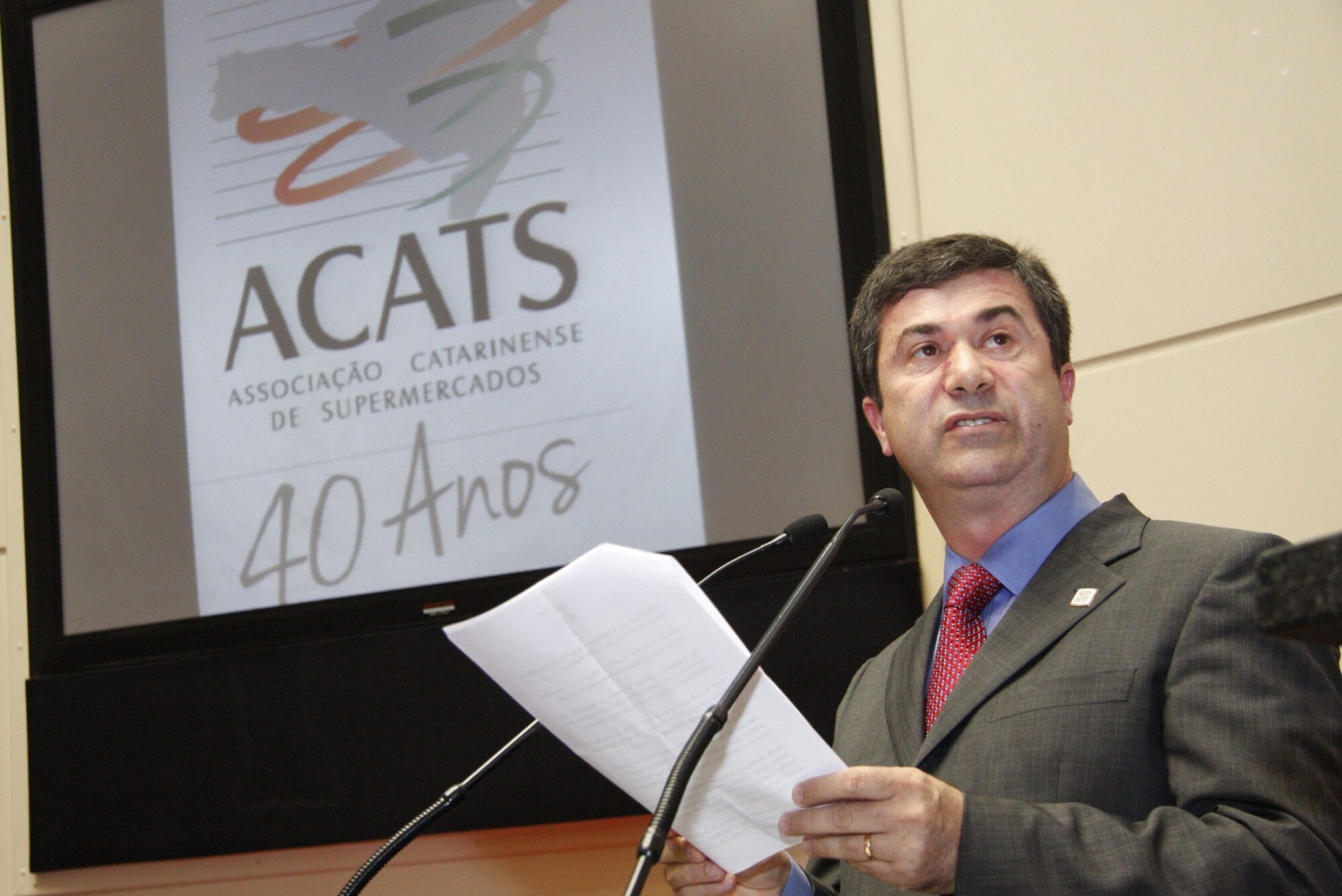 Sessão Especial em homenagem a Associação Catarinense de Supermercados (ACATS) pela passagem dos seus 40 anos
