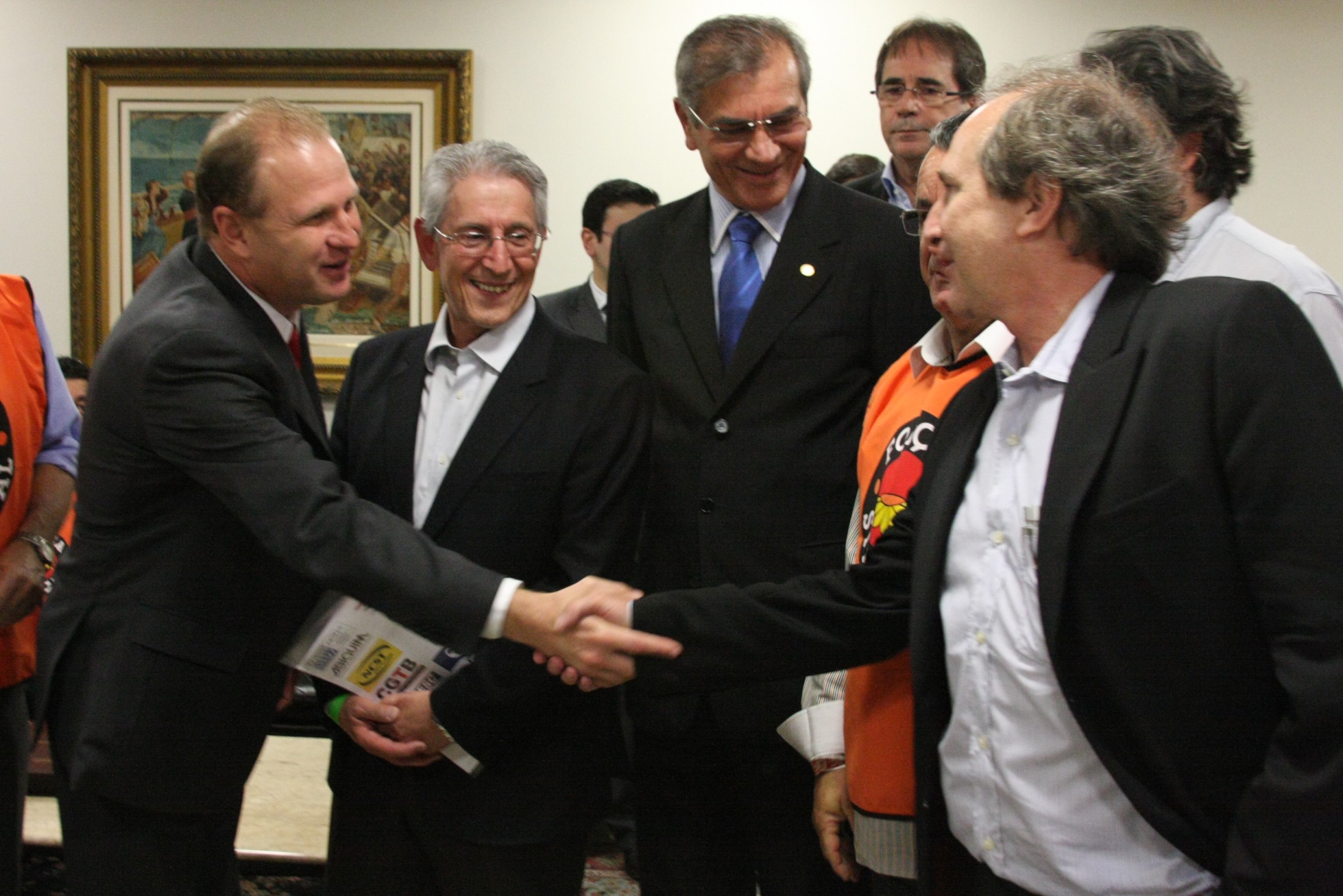 Presidente recebe liderança da Força Sindical