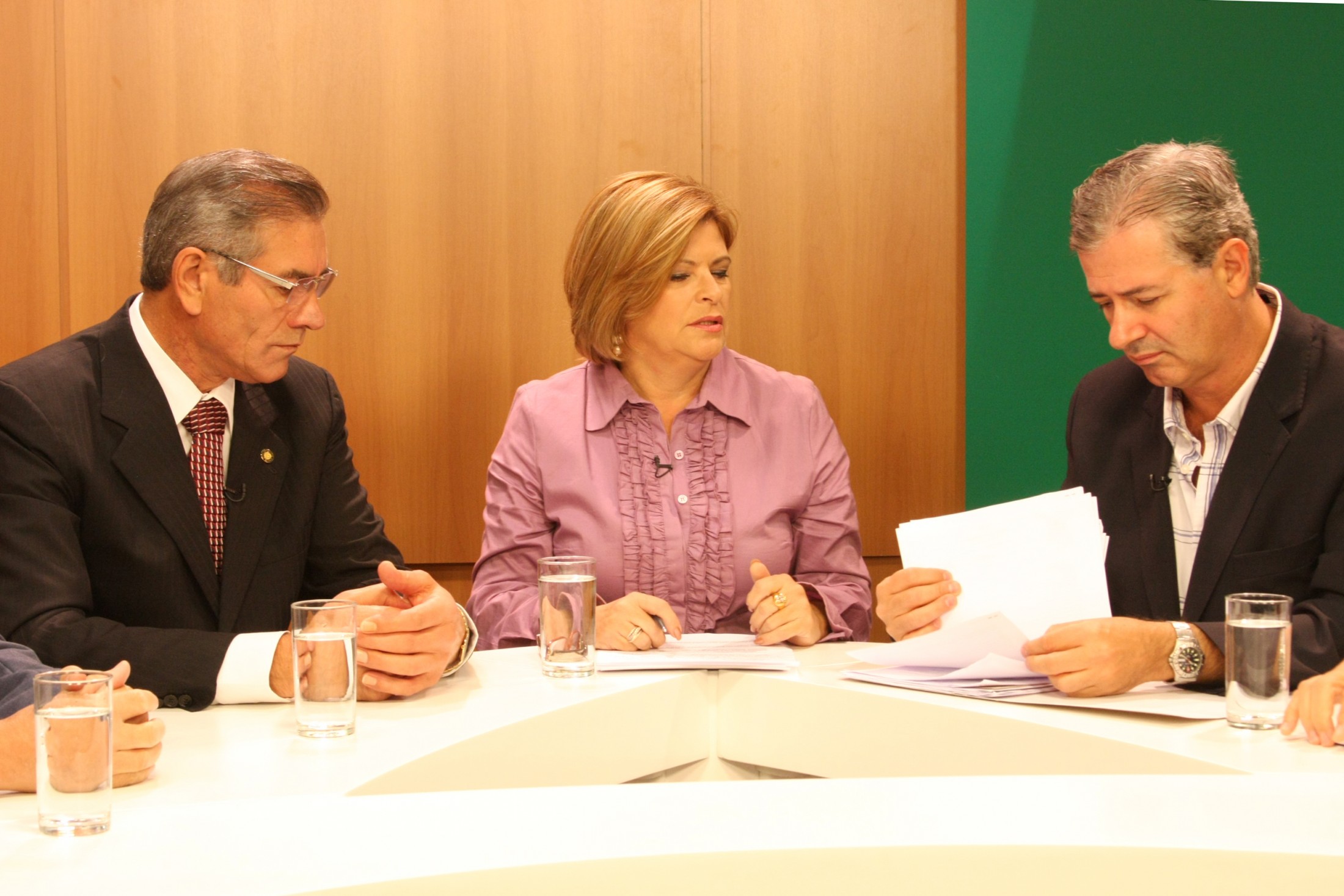 Gravação do programa Parlamento em Debate