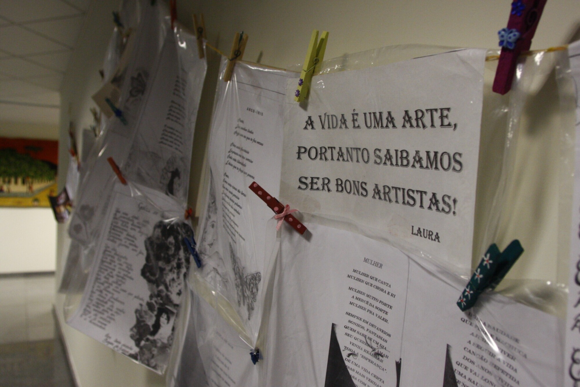 Legislativo expõe Varal Literário