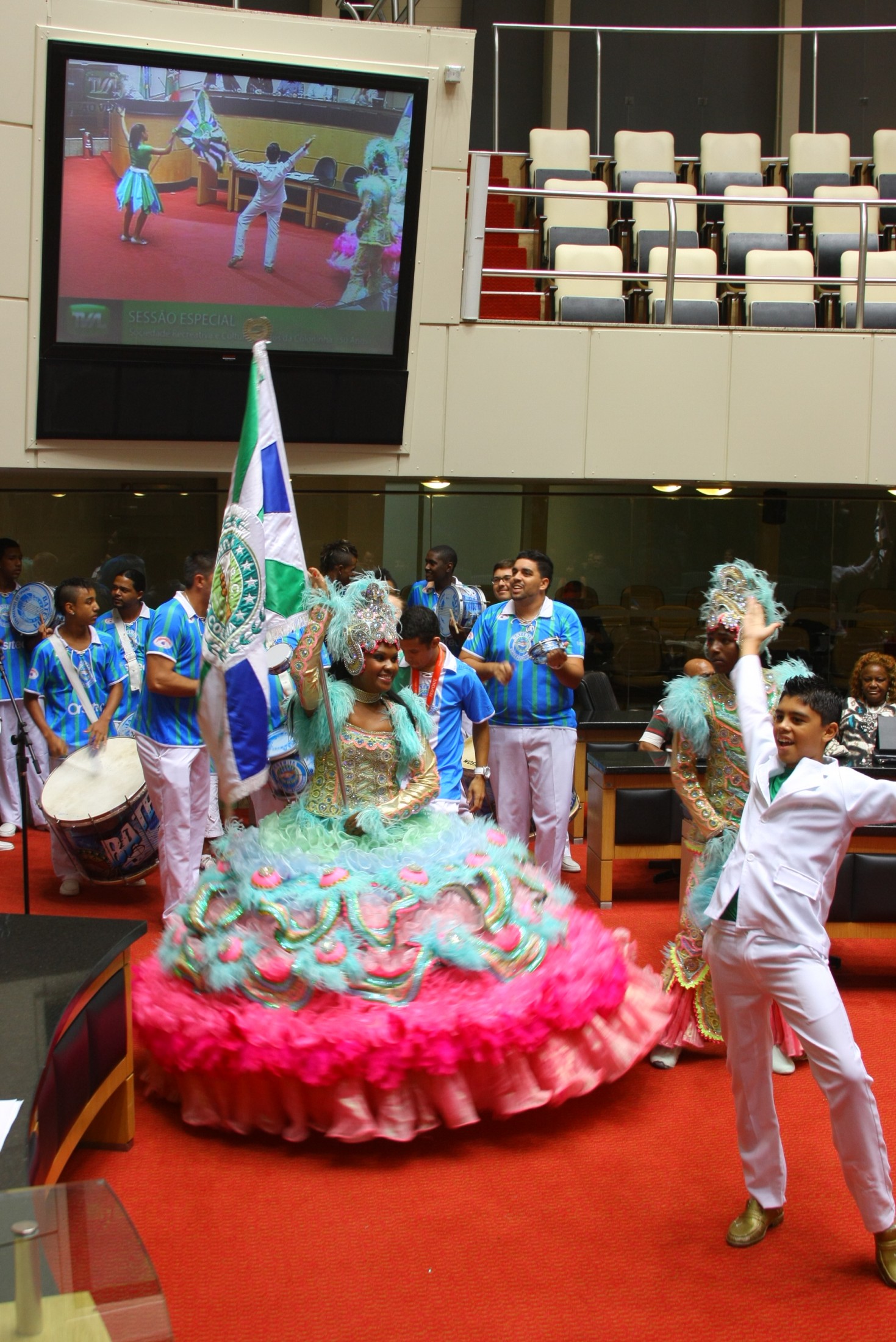 Sessão Especial em homenagem à Sociedade Recreativa e Cultural Unidos da Coloninha pela passagem dos seus 50 anos de fundação