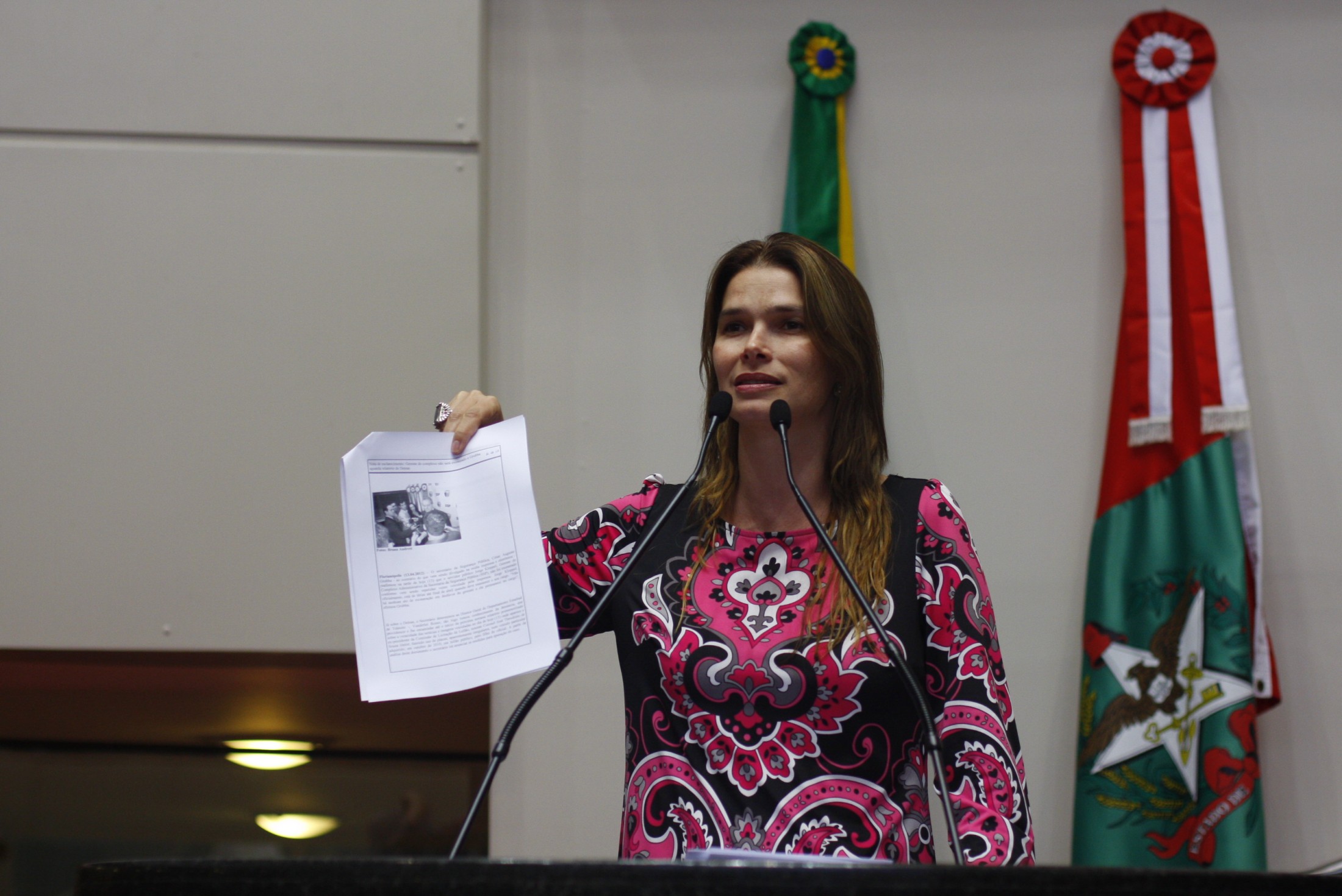 Deputada Angela Albino (PCdoB)