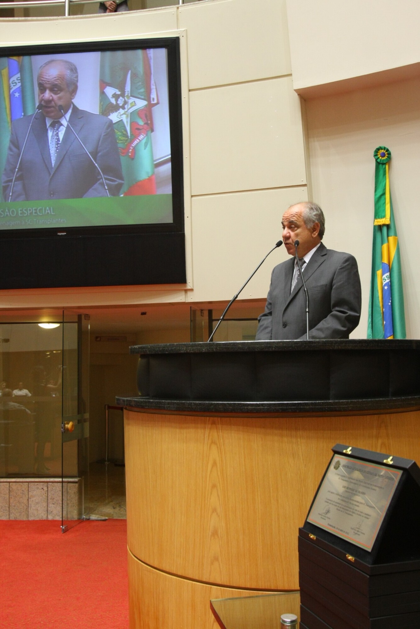 Sessão Especial em homenagem à Santa Catarina Transplantes