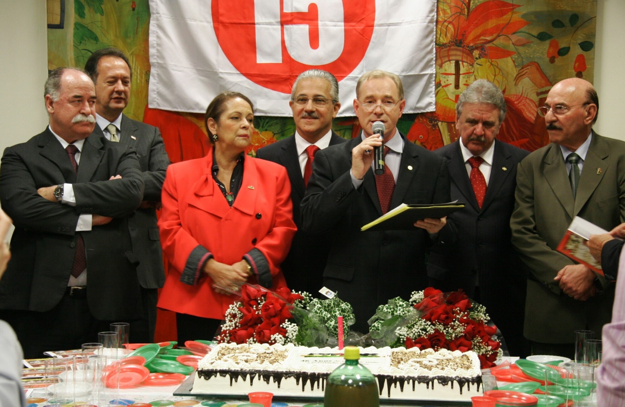 Comemoração dos 46 anos do PMDB em SC