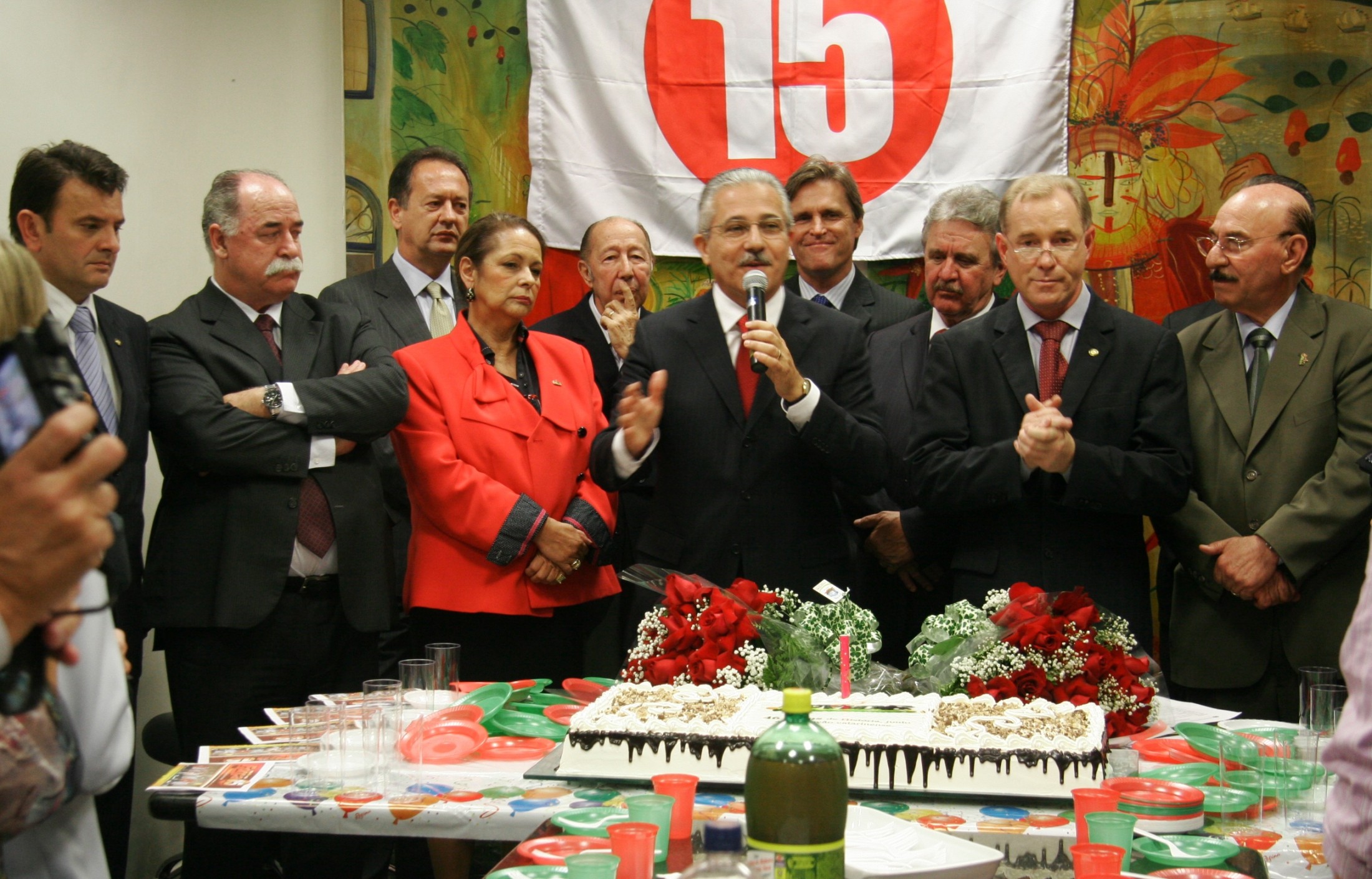 Comemoração dos 46 anos do PMDB em SC