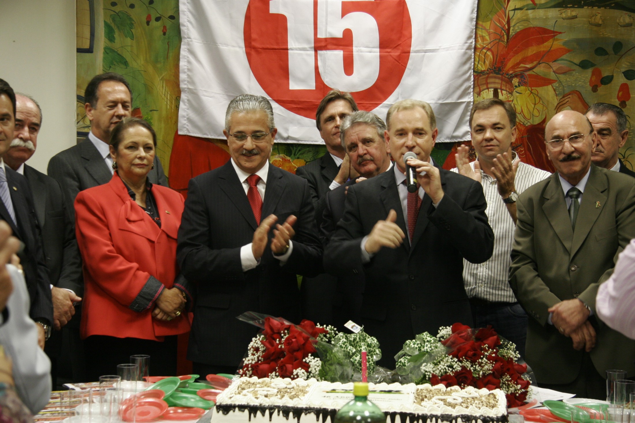 Comemoração dos 46 anos do PMDB em SC
