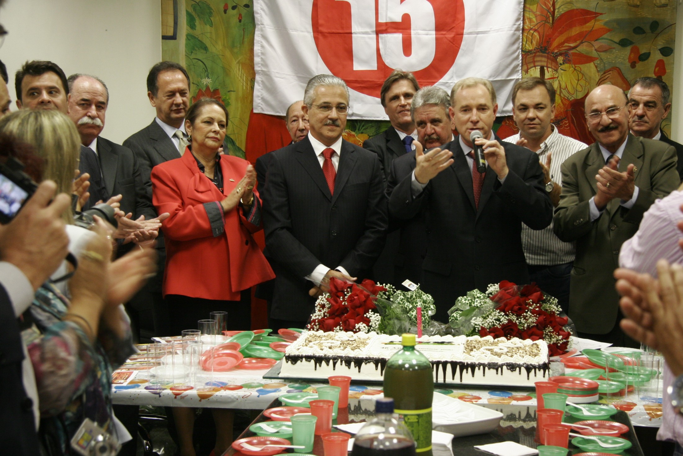 Comemoração dos 46 anos do PMDB em SC