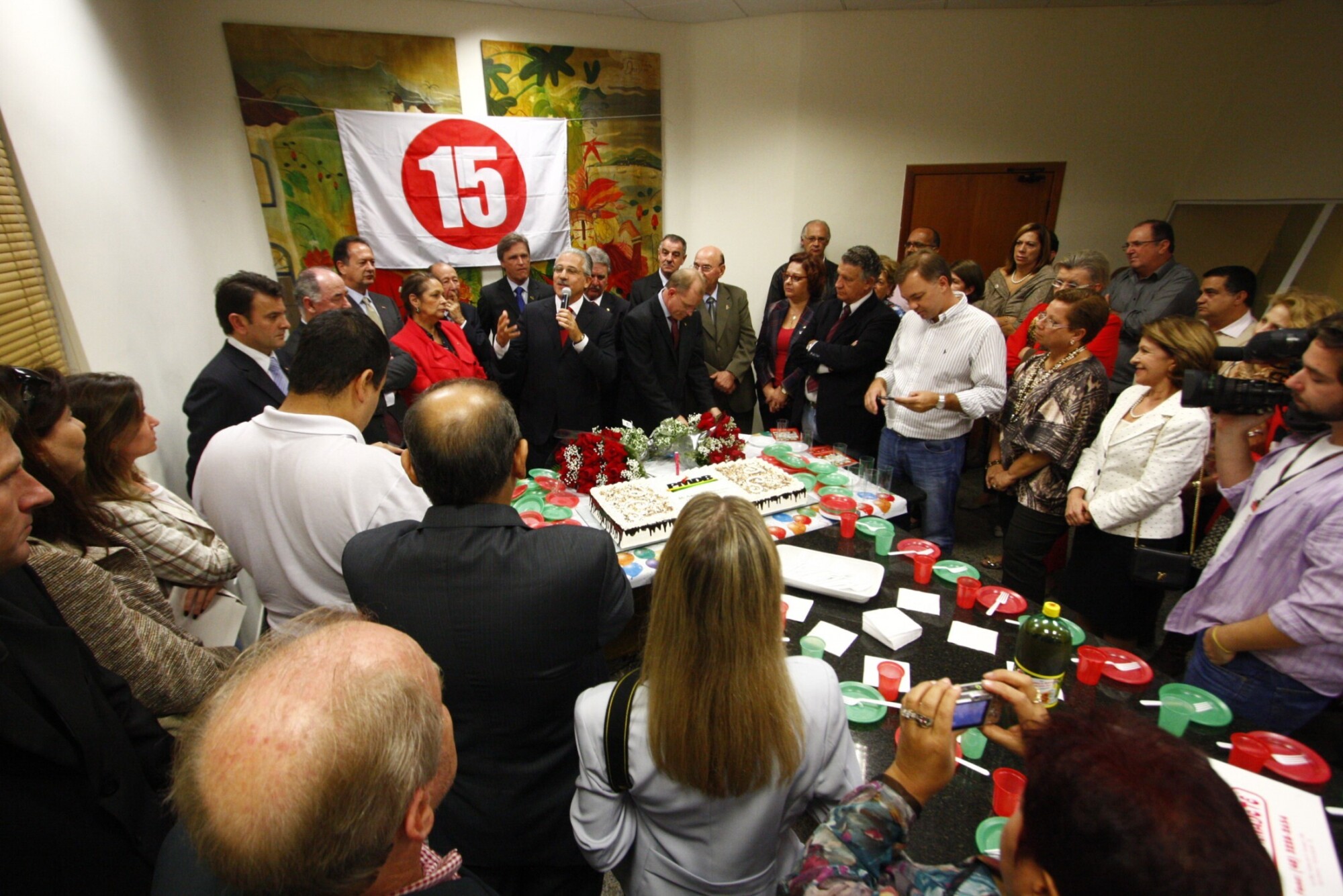 Comemoração dos 46 anos do PMDB em SC