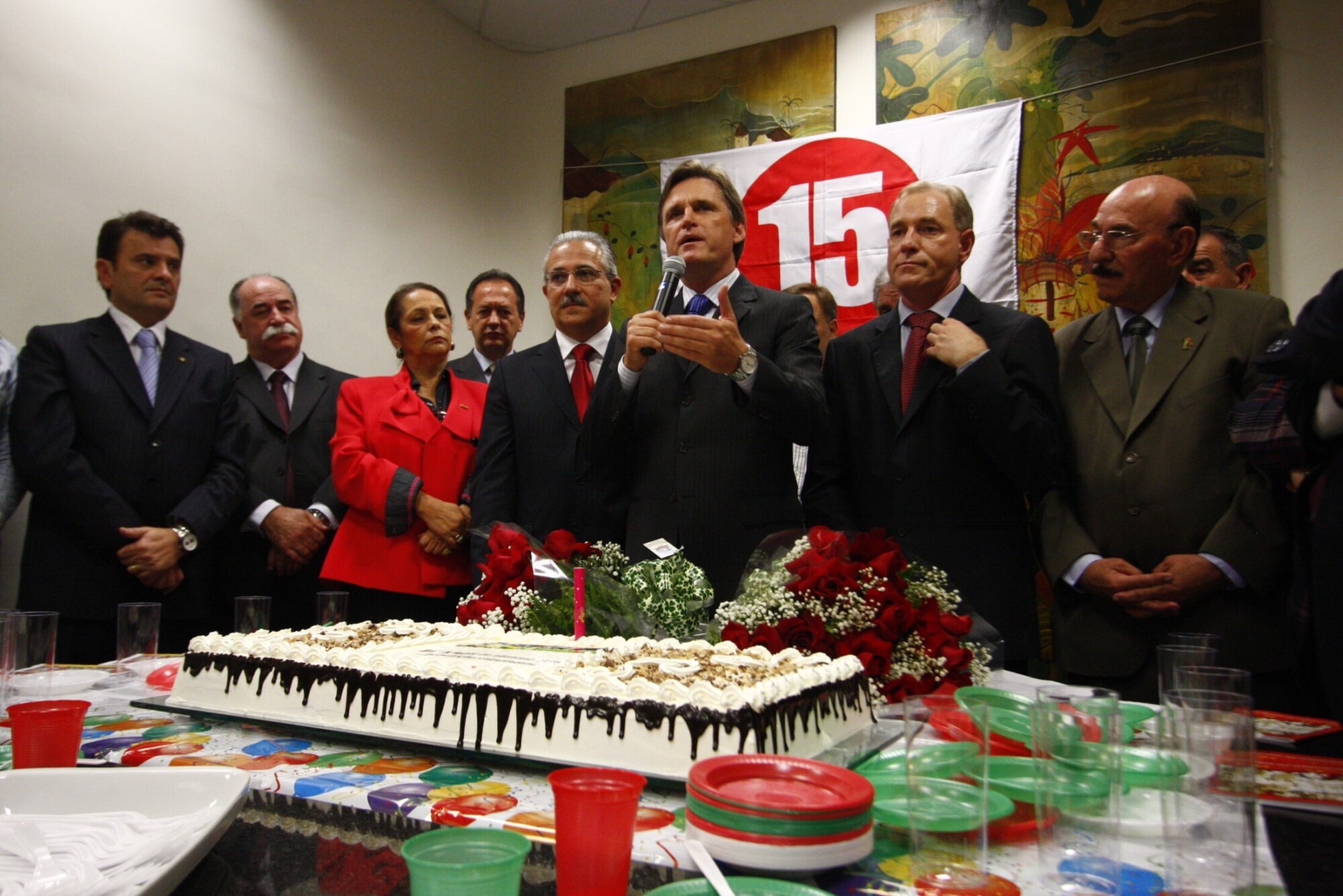 Comemoração dos 46 anos do PMDB em SC
