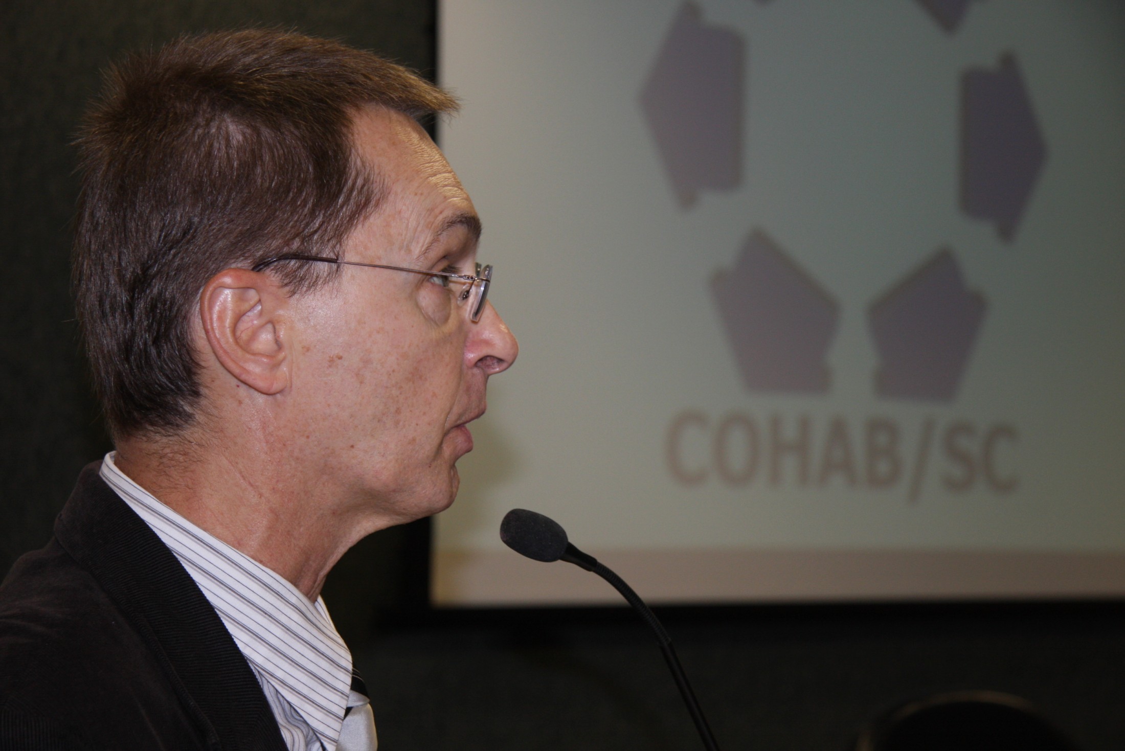 Reunião de trabalho da Companhia de Habitação do Estado de Santa Catarina (COHAB)