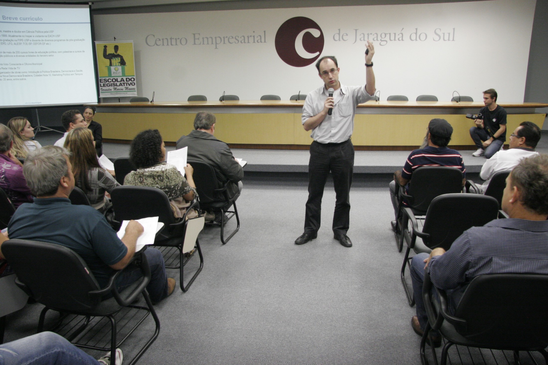 Encerramento do Curso de Formação Política da - Avevi -  Jaraguá do Sul - Palestra com Humberto Dantas