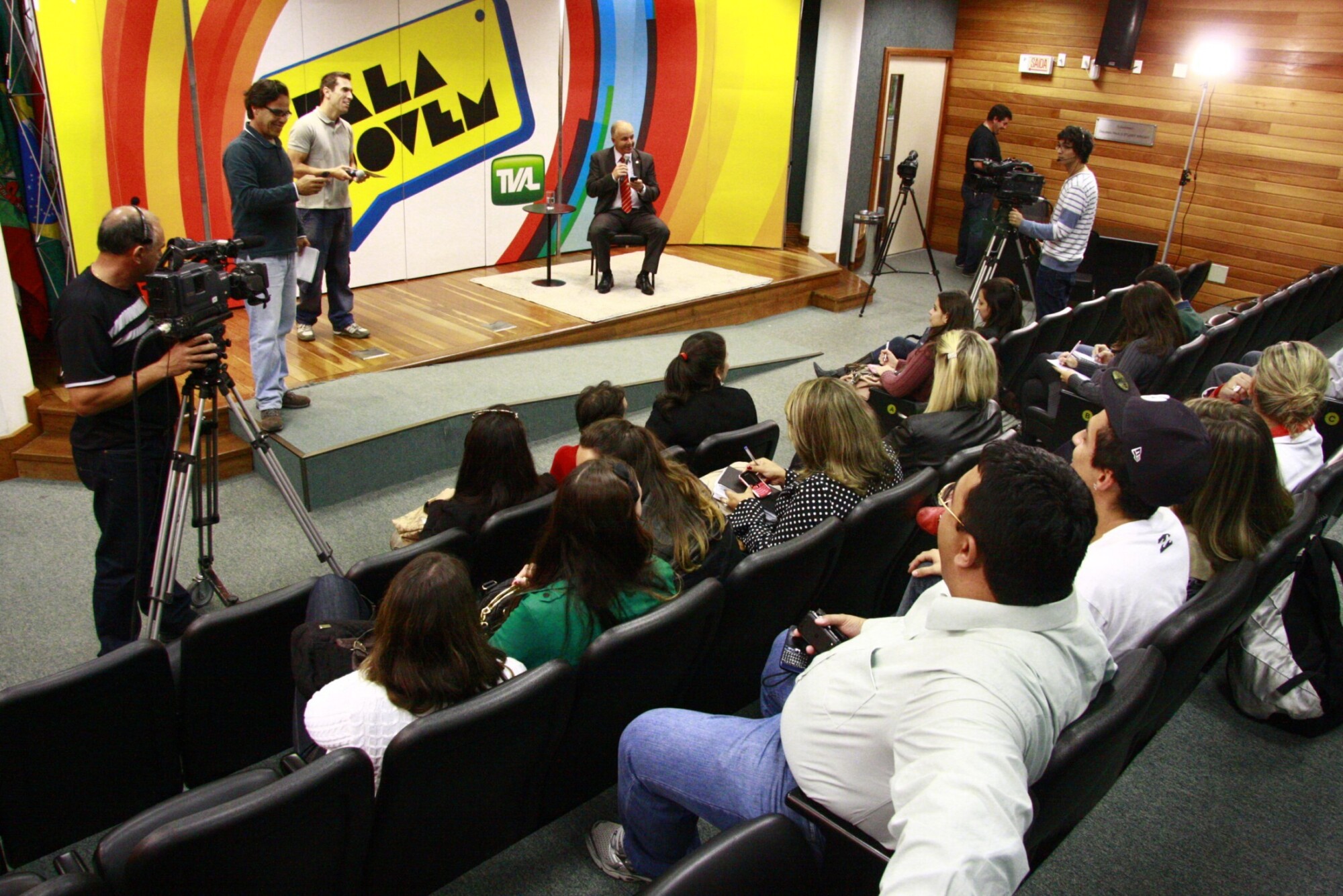 Gravação do Programa Fala Jovem - TVAL