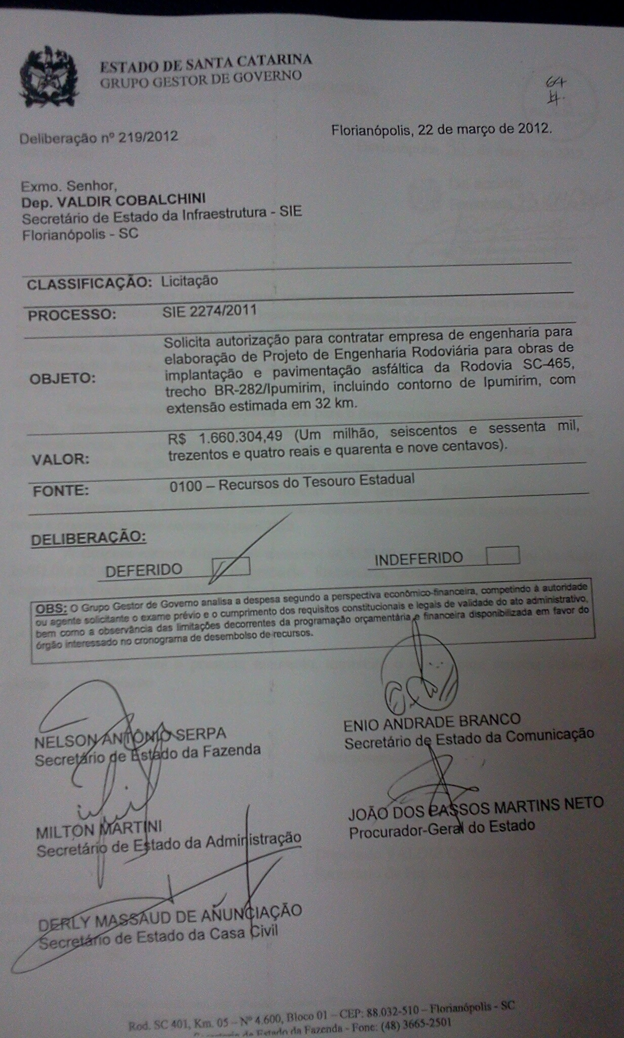 Deputado Marcos Vieira  (PSDB)