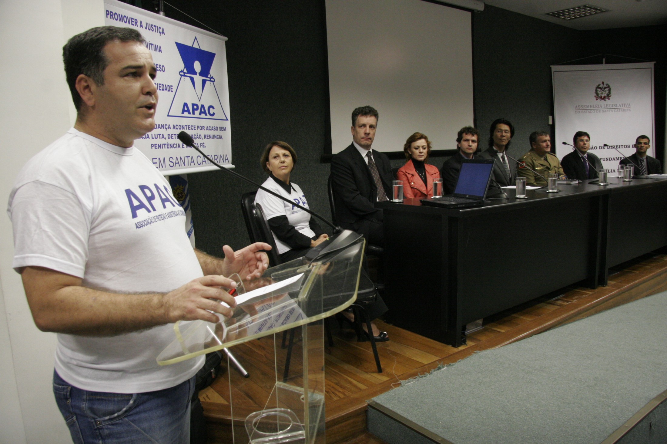 Audiência Pública sobre A Instalação da APAC - Luiz Carlos Pires Senna - Assistente Social