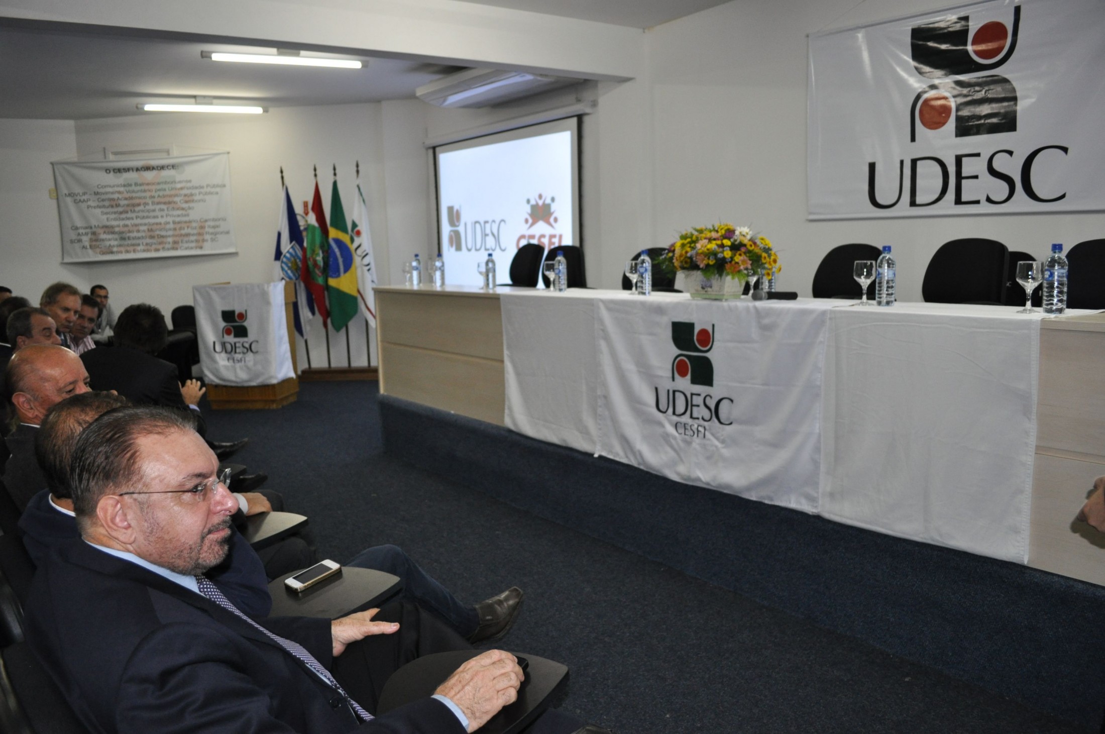 Volnei Morastoni participa das comemorações dos dois anos de criação do Centro de Educação Superior da Foz do Itajaí