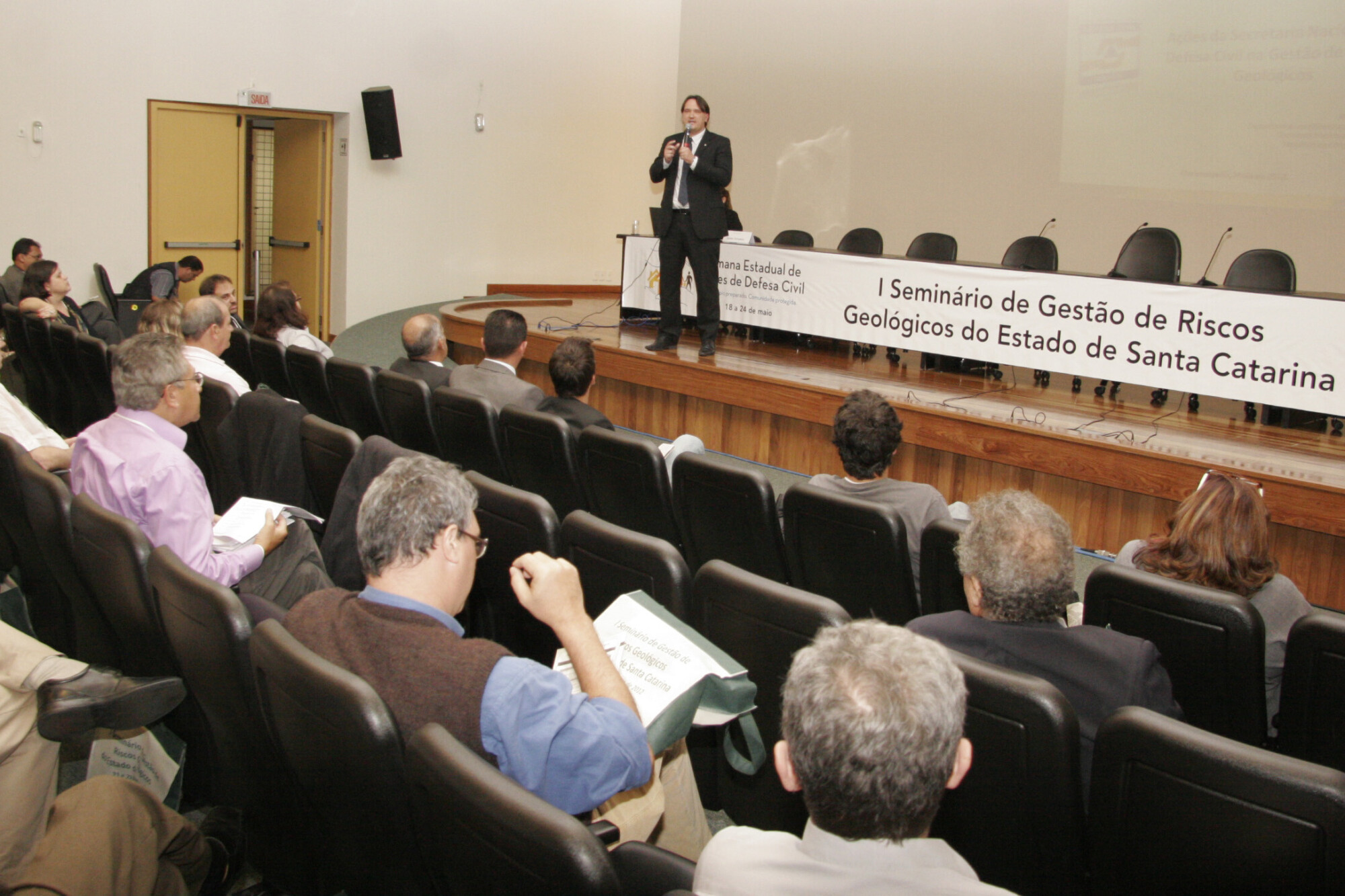 Rafael Schadeck  - Diretor Departamento de Minimização de Desastres da Secretaria Nacional de Defesa Civil