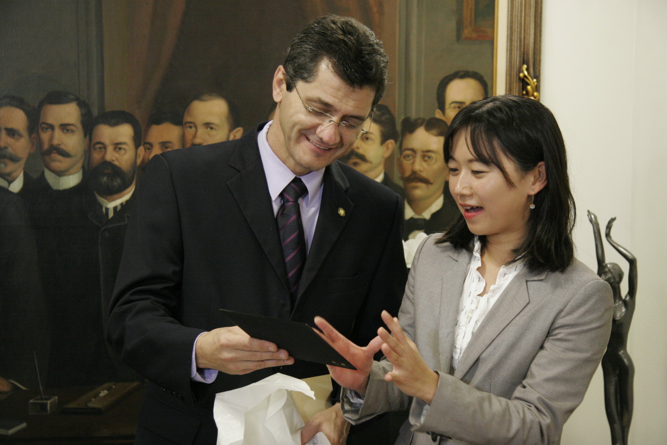 Visita da Vice-Cônsul do Japão Nana Kawamoto