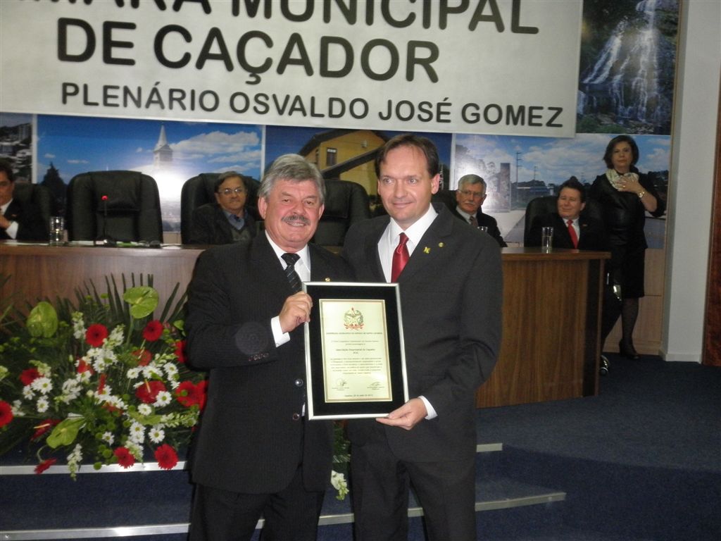 Sessão Solene em Homenagem à ACIC em Caçador