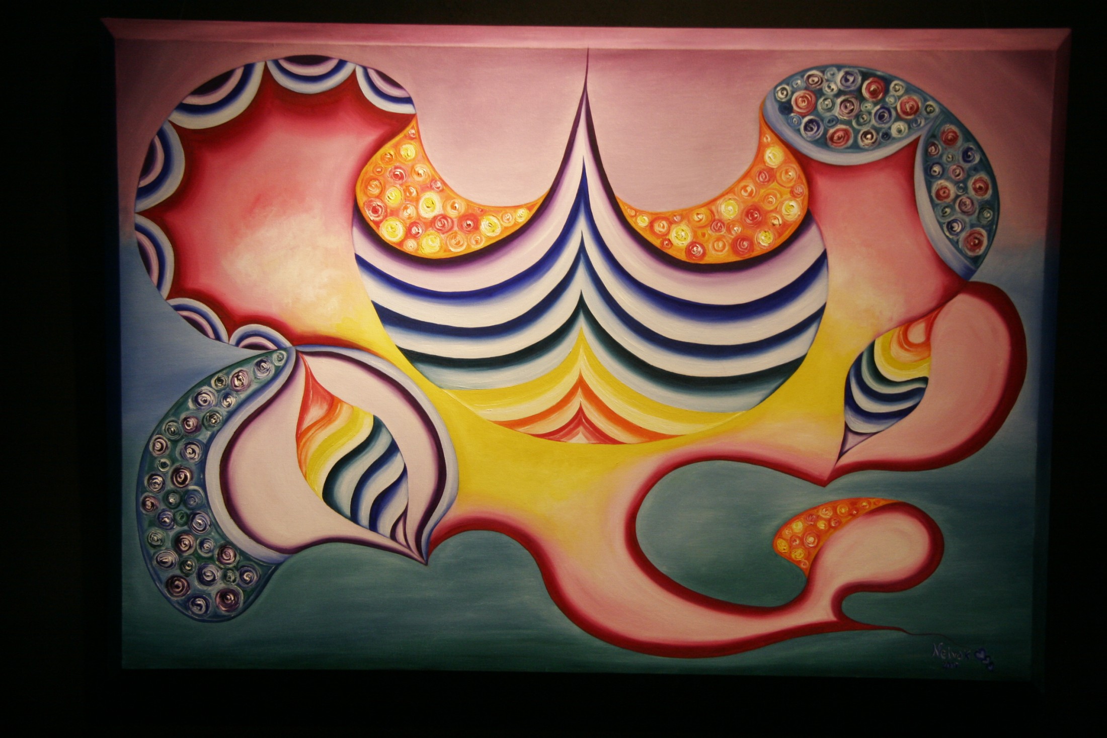 Abertura da exposição Expressões Cósmicas da artista Neiva Külzer