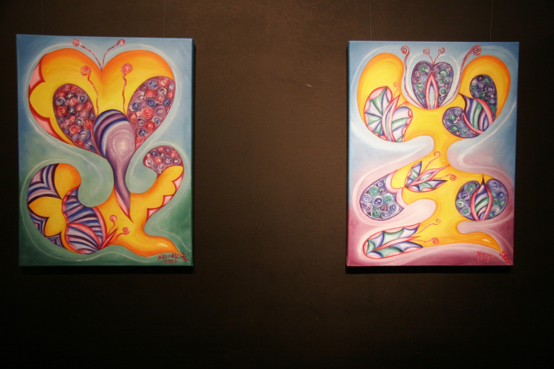 Abertura da exposição Expressões Cósmicas da artista Neiva Külzer