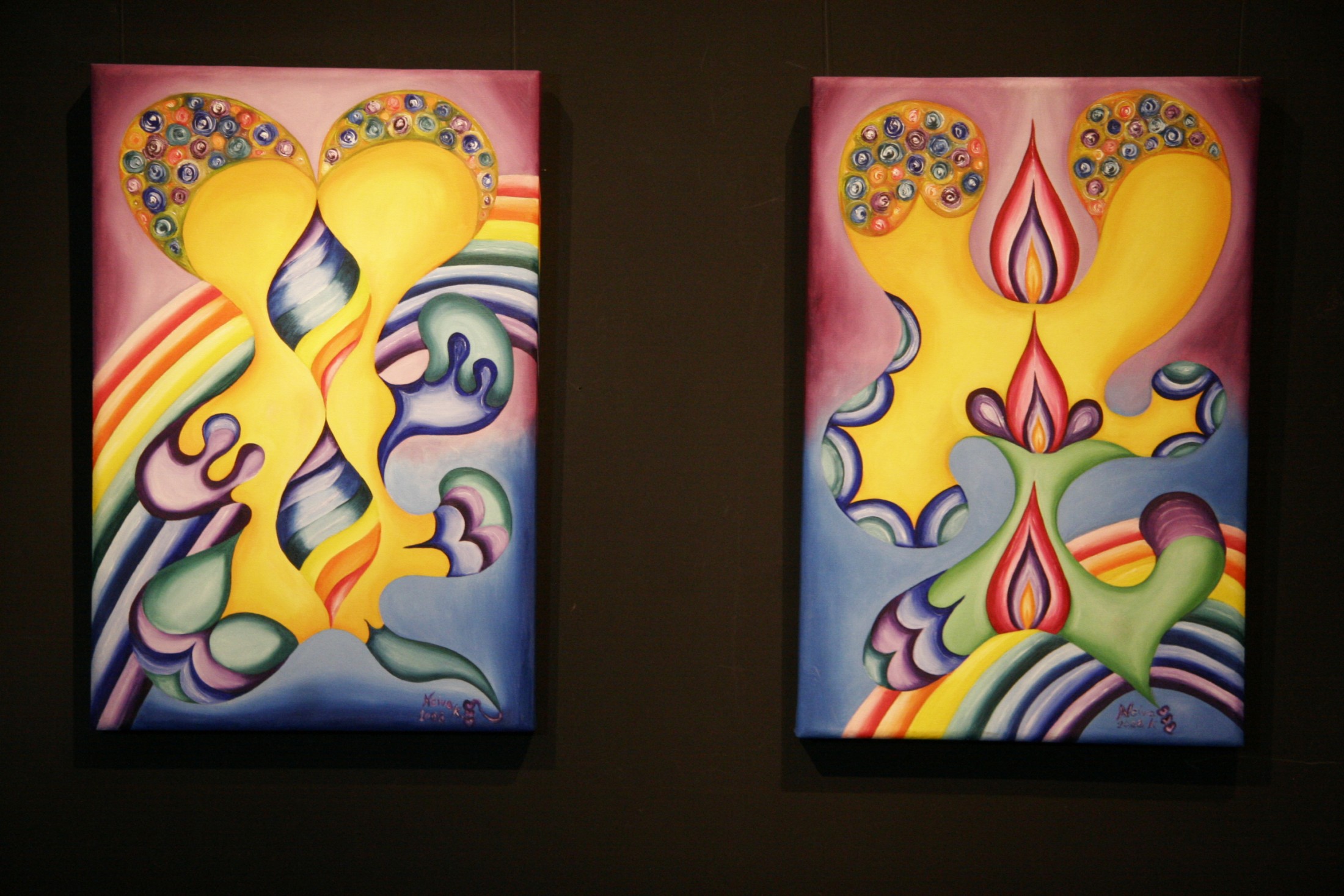 Abertura da exposição Expressões Cósmicas da artista Neiva Külzer
