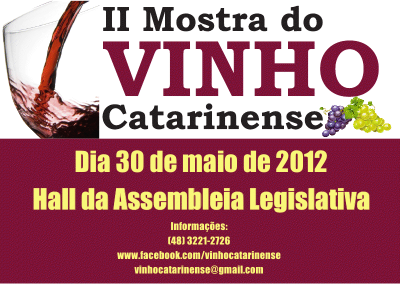 Mostra apresenta produtos da vitivinicultura catarinense