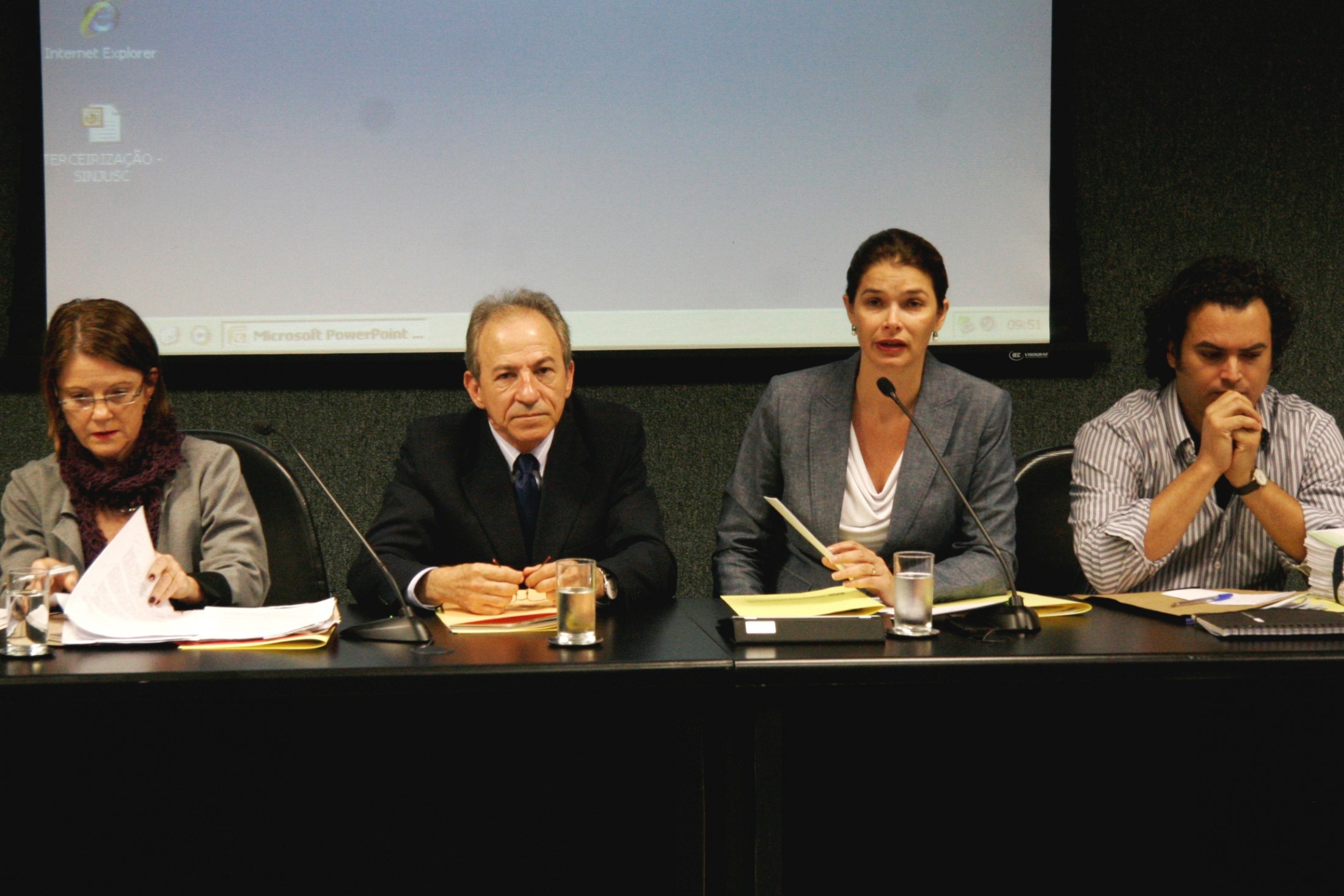 Audiência Pública sobre terceirização de serviços no Judiciário Catarinense - Comissão de Legislação Participativa
