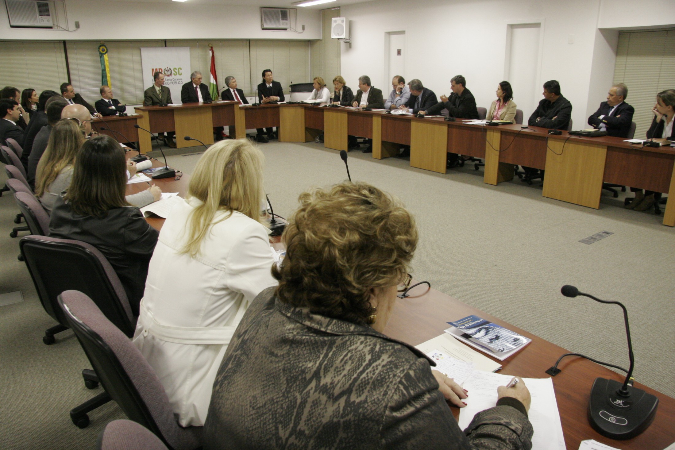 Reunião no Ministério Público sobre Adoção
