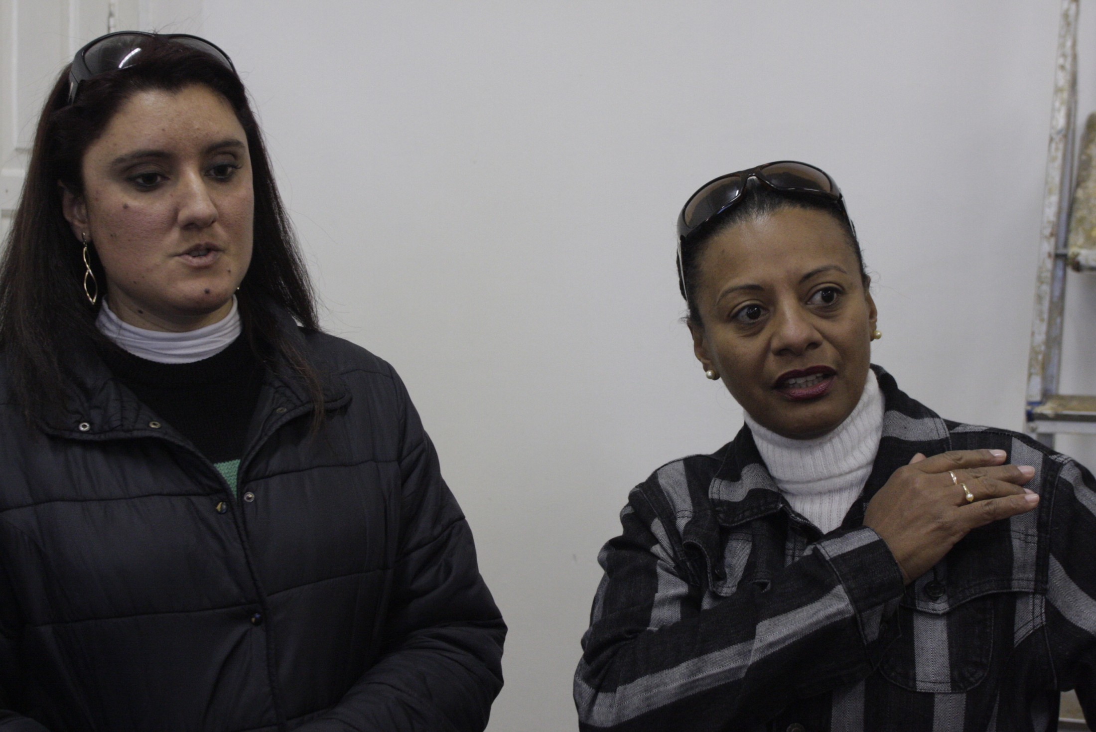 Diretora Mara Rosane Costa (D) - Escola Estadual Básica São Francisco