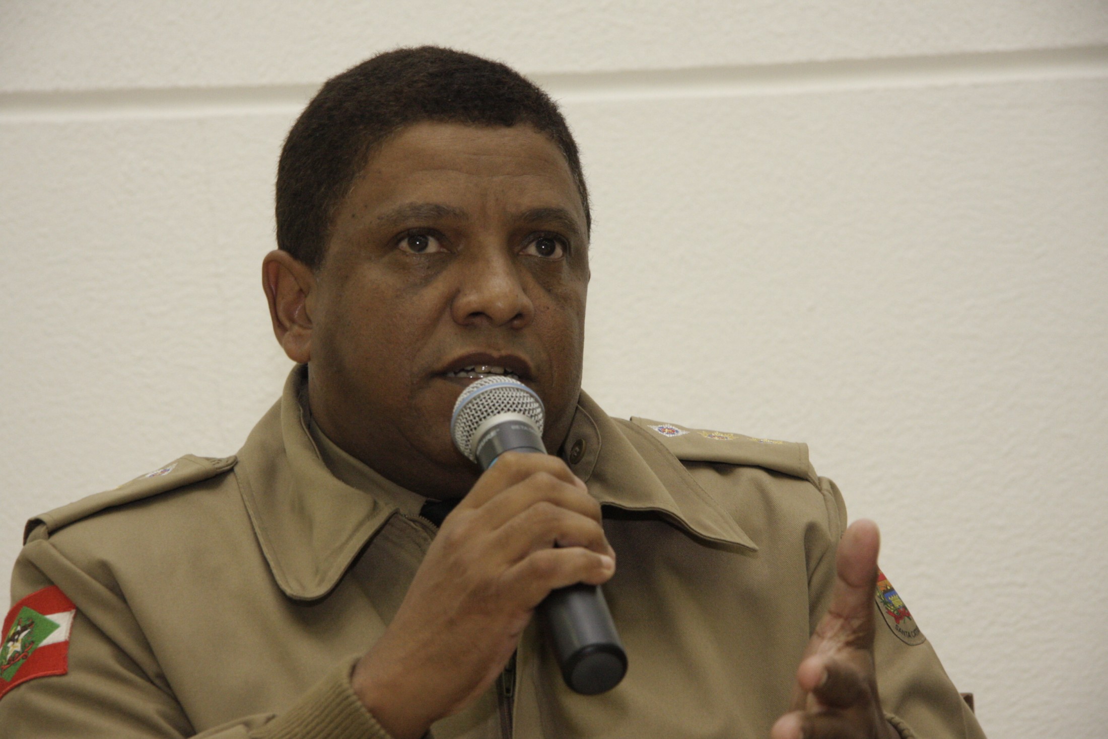 Segurança no município de Palhoça e região - Tenente Coronel Aureo Sandro Cardoso