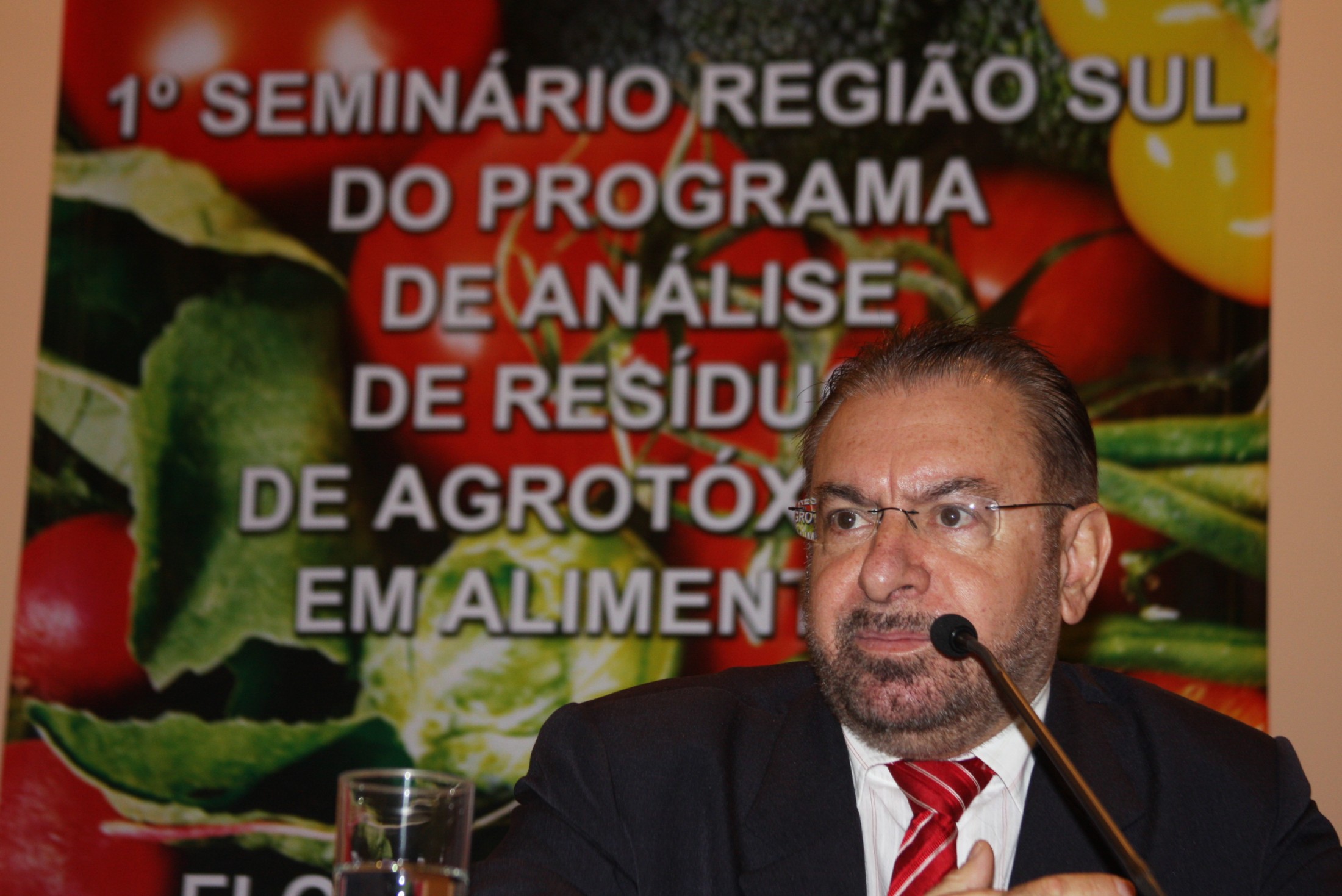 Solenidade de abertura do I Seminário Região Sul do Programa de Análise de Resíduos de Agrotóxicos em Alimentos