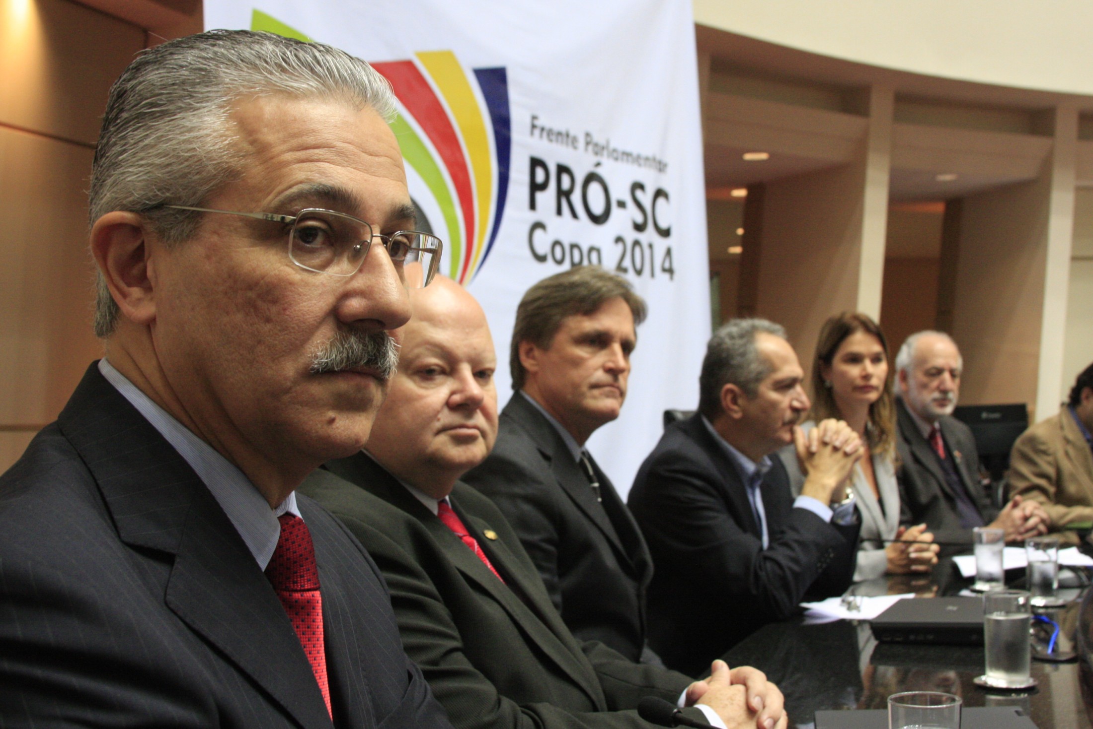 Ato de lançamento da Frente Parlamentar Pró Santa Catarina na Copa do Mundo 2014 com a presença do Ministro do Esporte