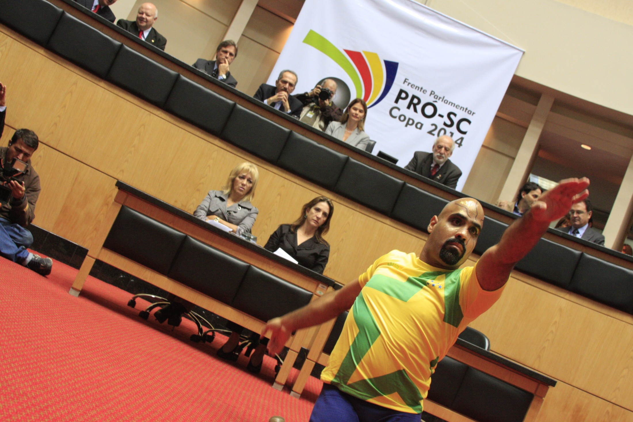 Ato de lançamento da Frente Parlamentar Pró Santa Catarina na Copa do Mundo 2014 com a presença do Ministro do Esporte