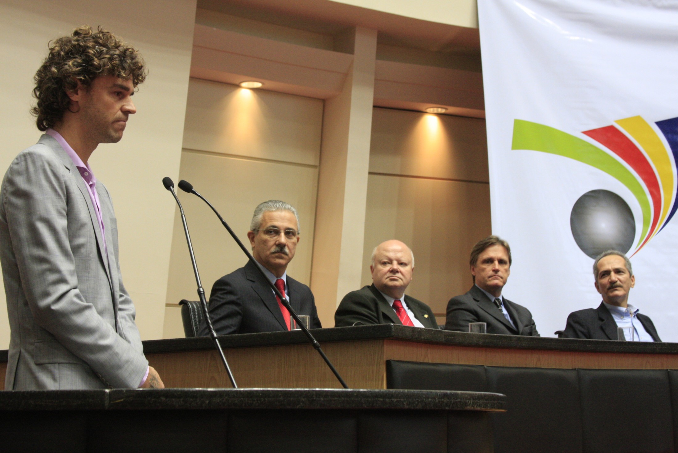 Ato de lançamento da Frente Parlamentar Pró Santa Catarina na Copa do Mundo 2014 com a presença do Ministro do Esporte