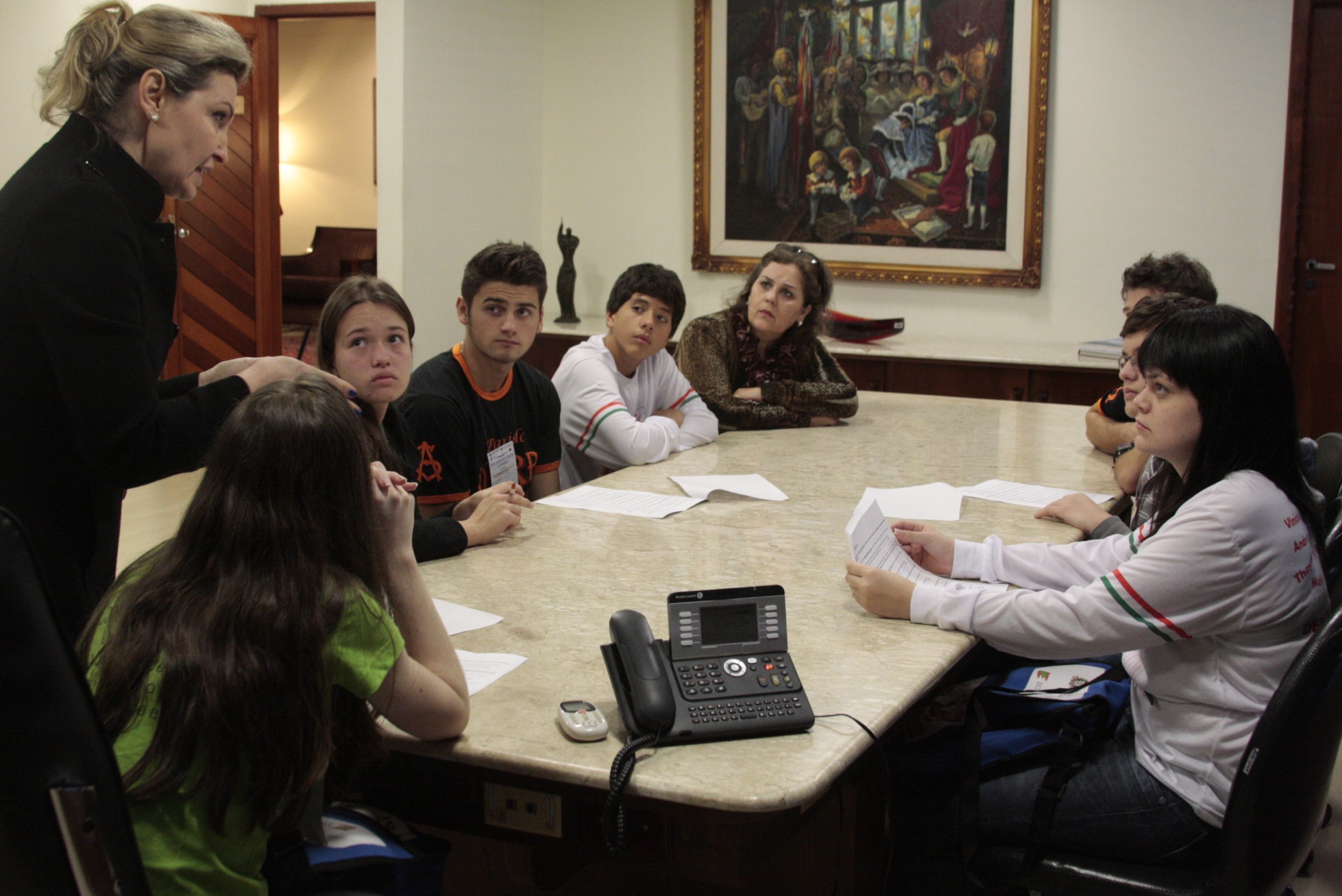 Parlamento Jovem - Reunião da Mesa Diretora