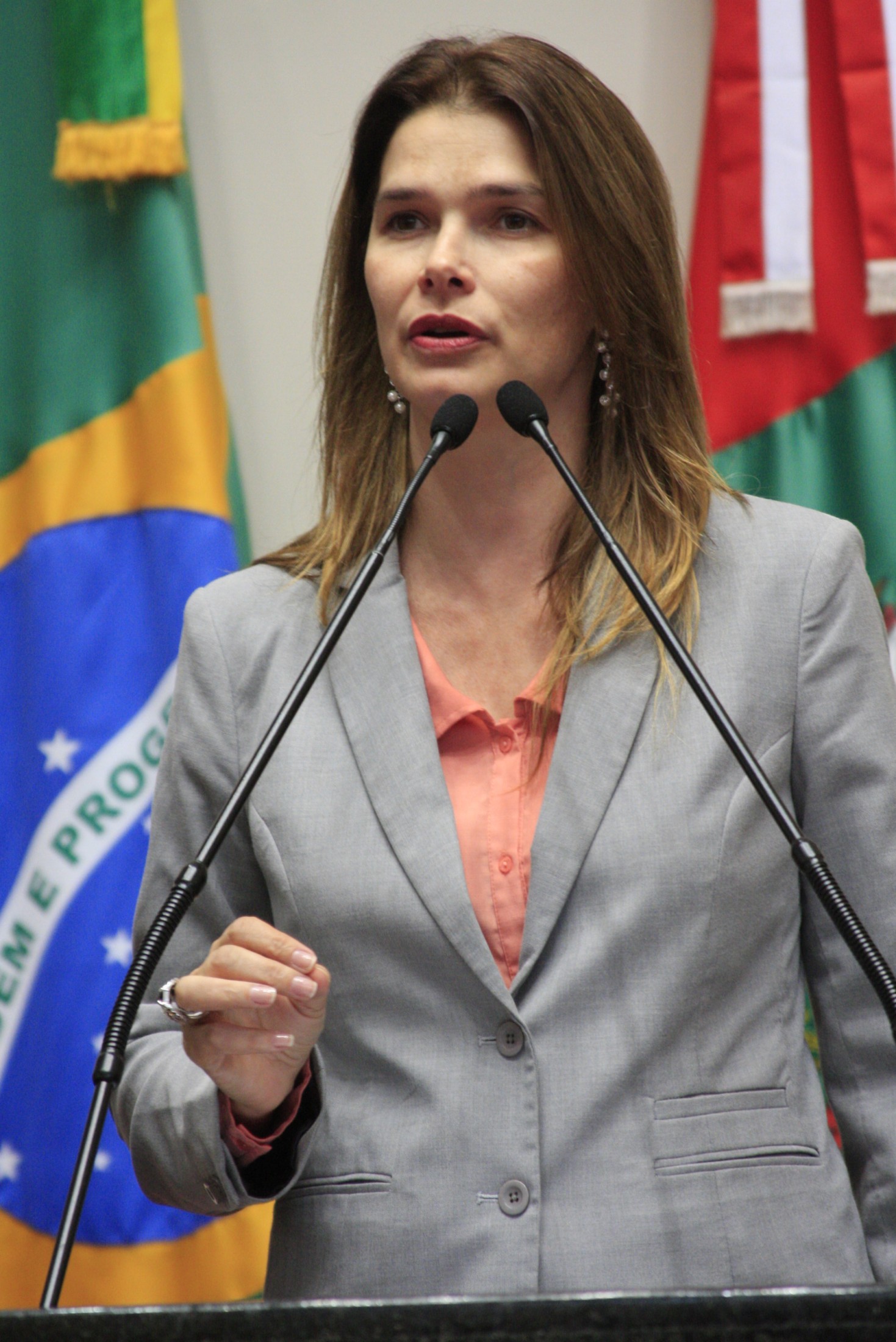 Deputada Angela Albino (PCdoB)